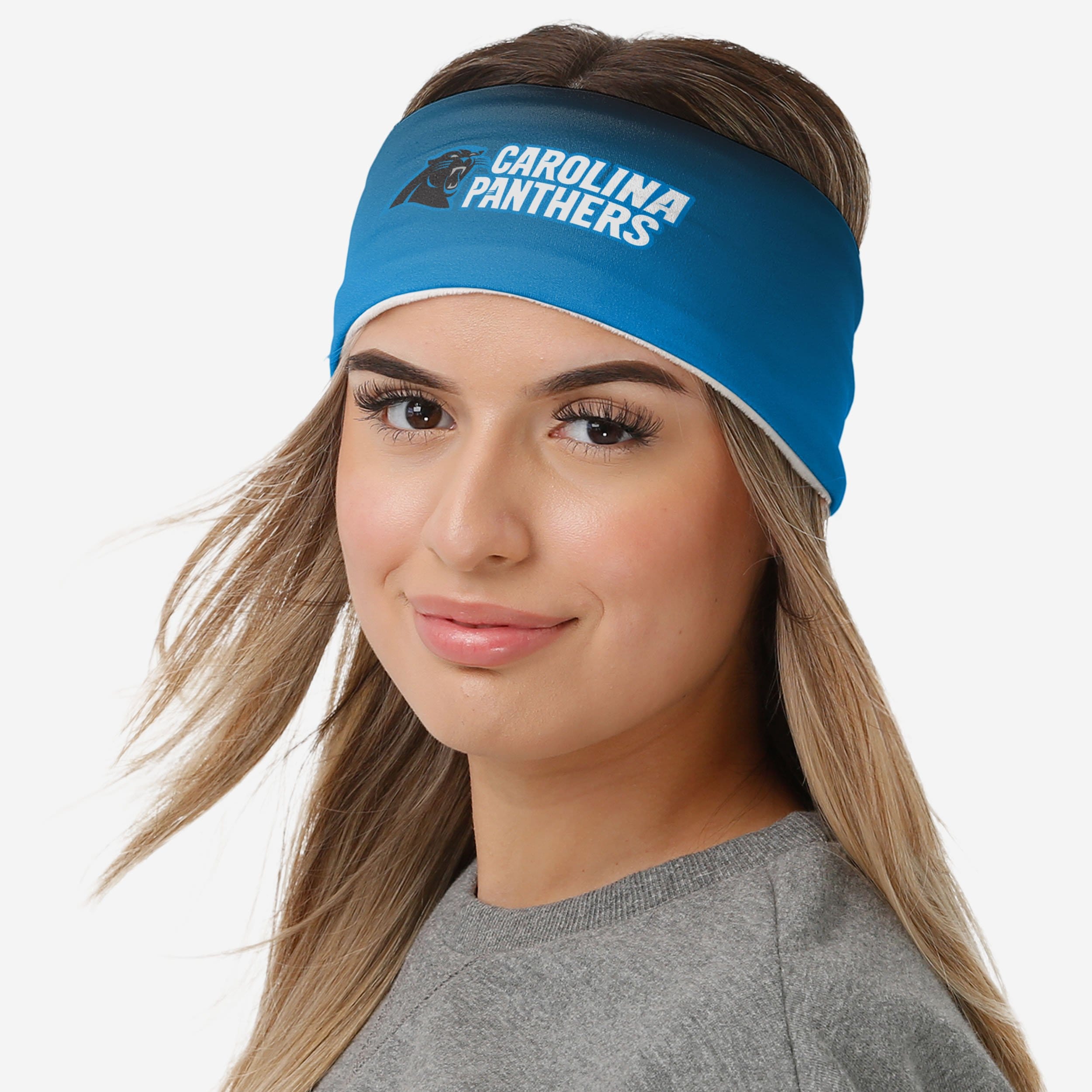 Carolina Panthers Women's Stylish Gradient Printed Headband