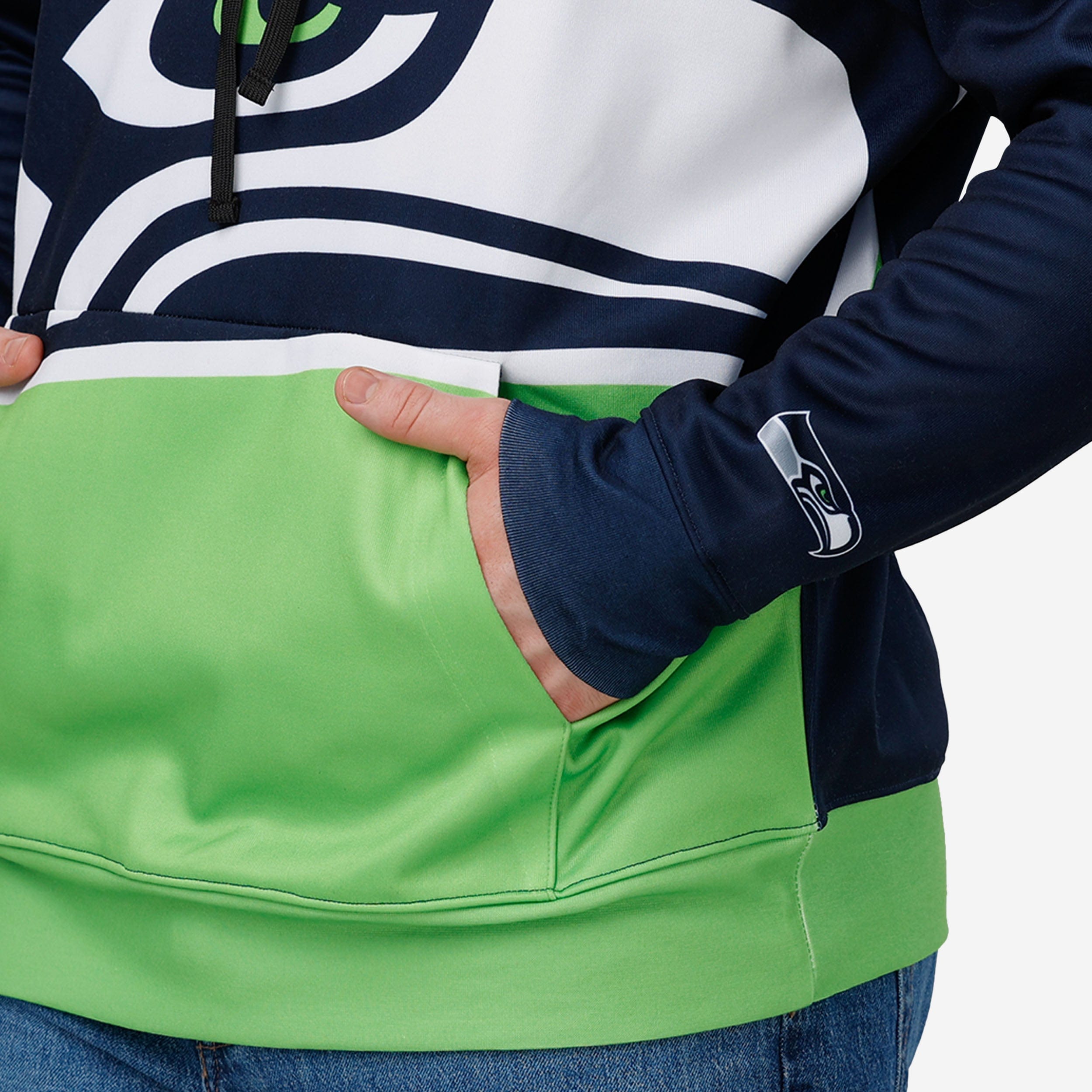 Seattle Seahawks Stunning Bold Logo Hoodie
