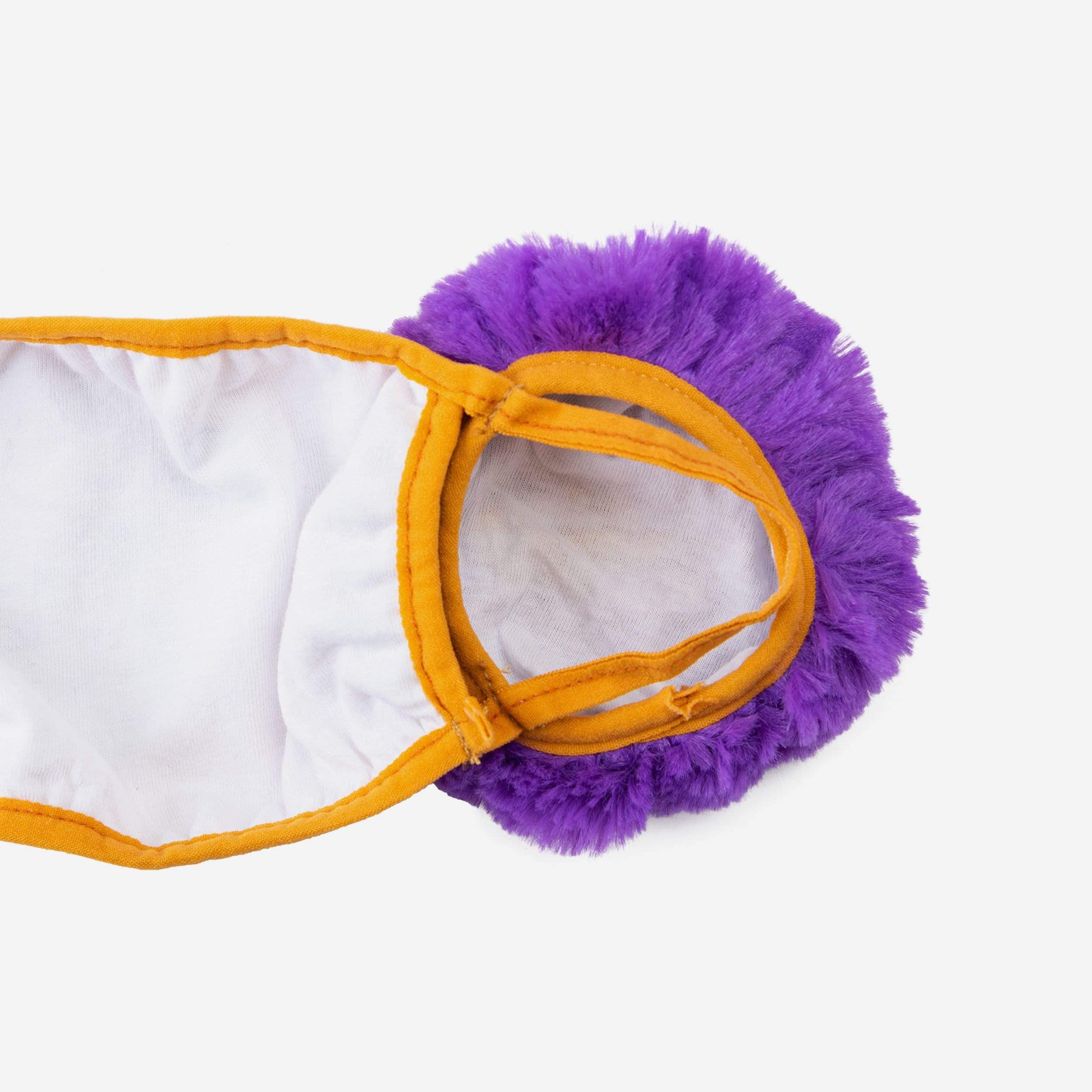 Mike The Tiger LSU Tigers Mascot Earmuff Face Cover - Show Your Team Spirit!