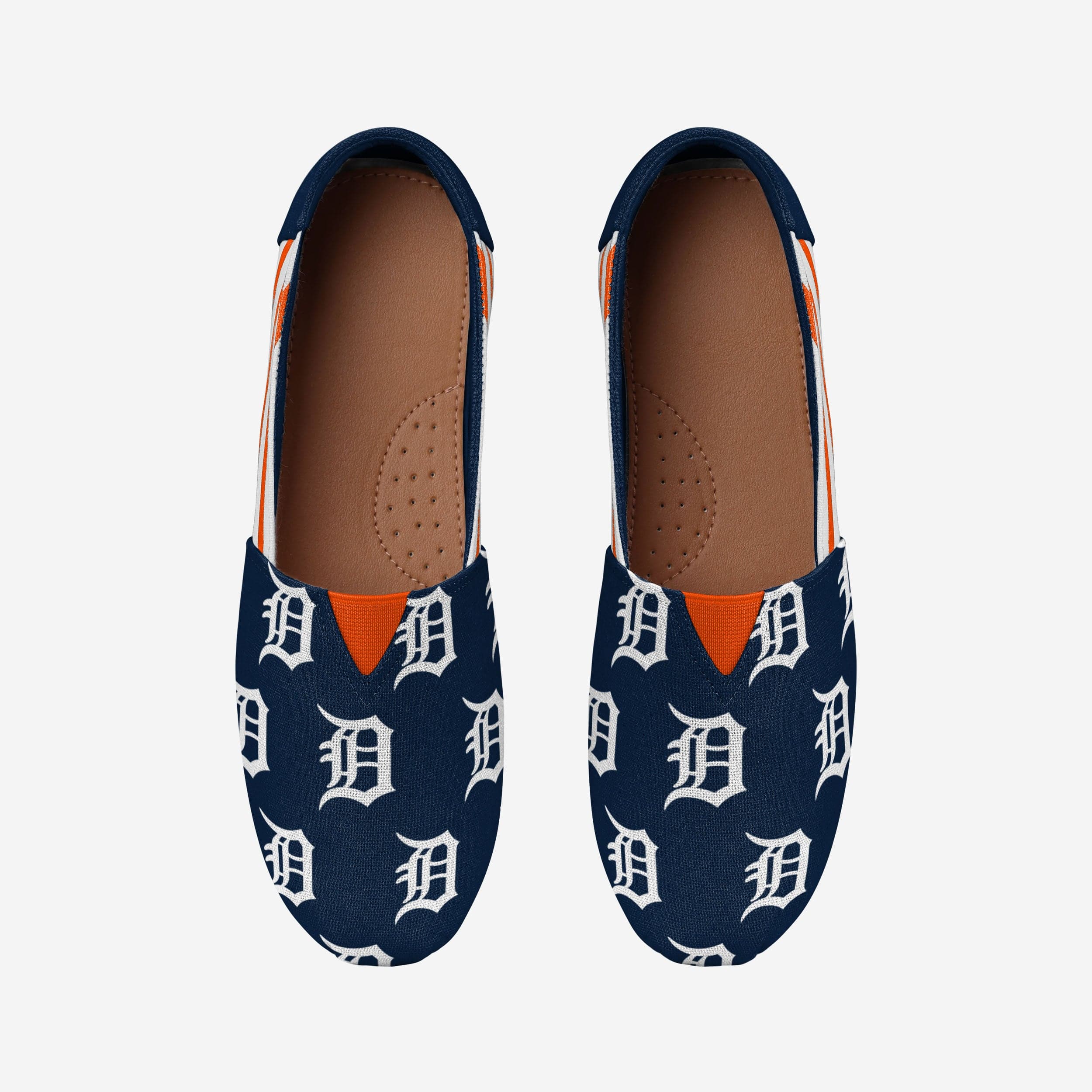 Detroit Tigers Stylish Women's Stripe Canvas Shoes - Rock Your Team Spirit!
