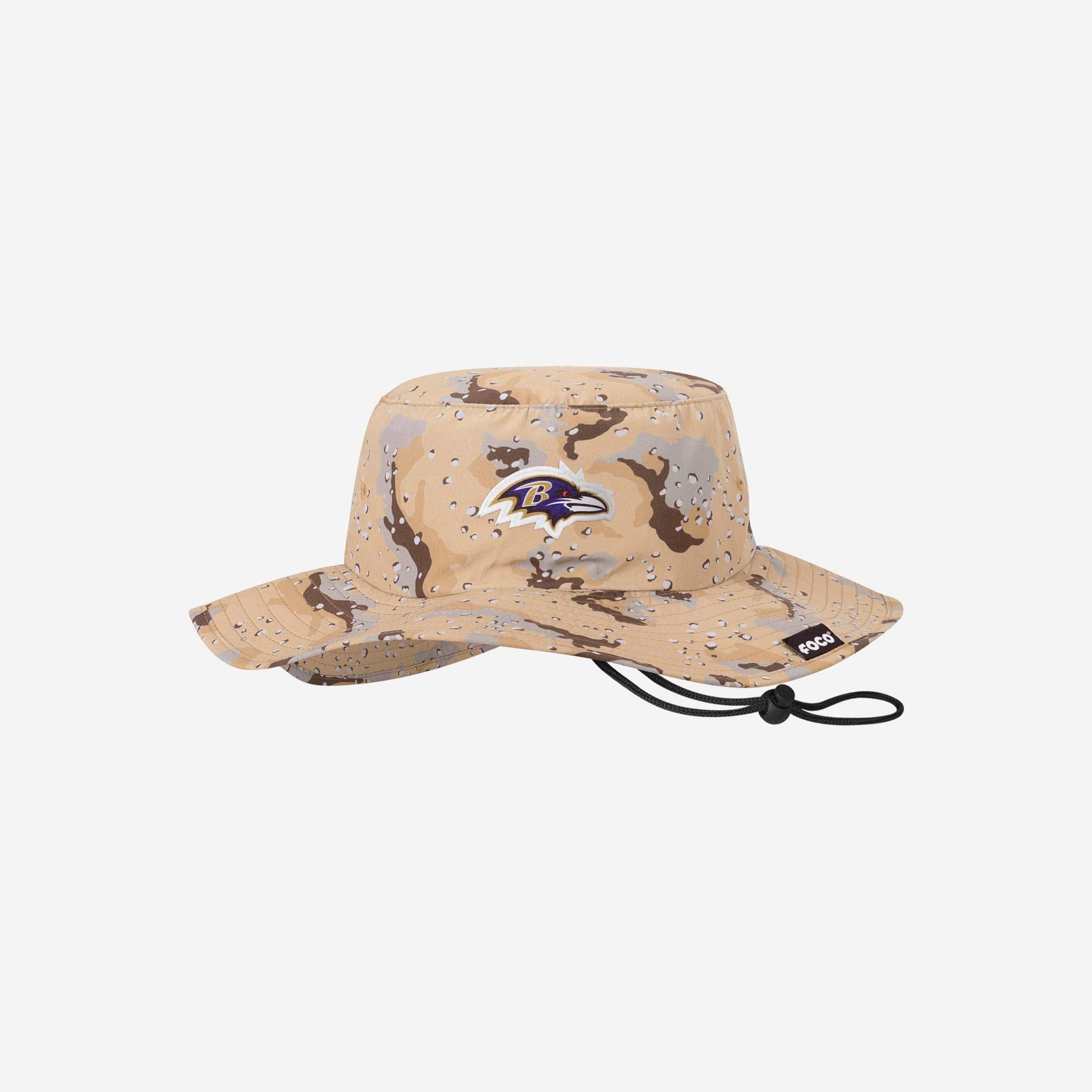 Baltimore Ravens Dark Desert Camo Boonie Hat: A Stylish Team Spirit Essential