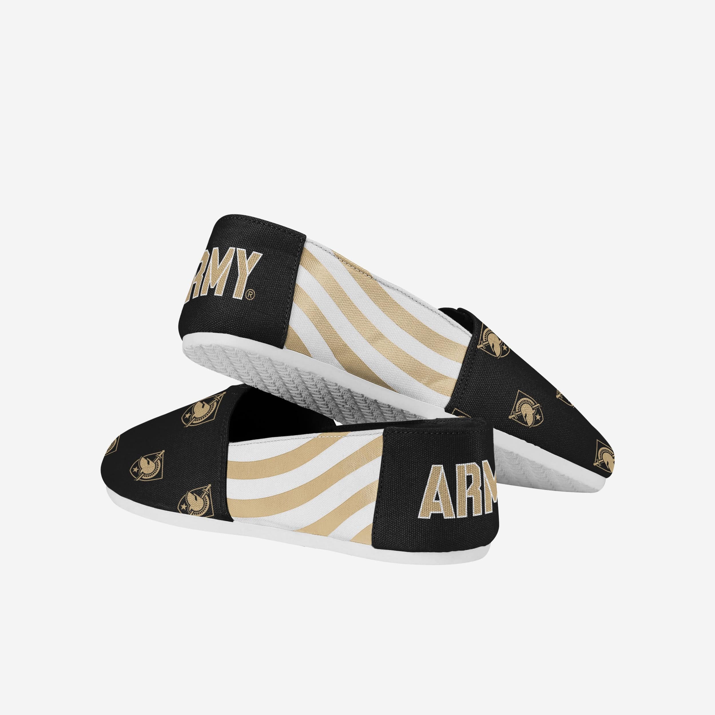 Army Black Knights Women's Stylish Stripe Canvas Shoes