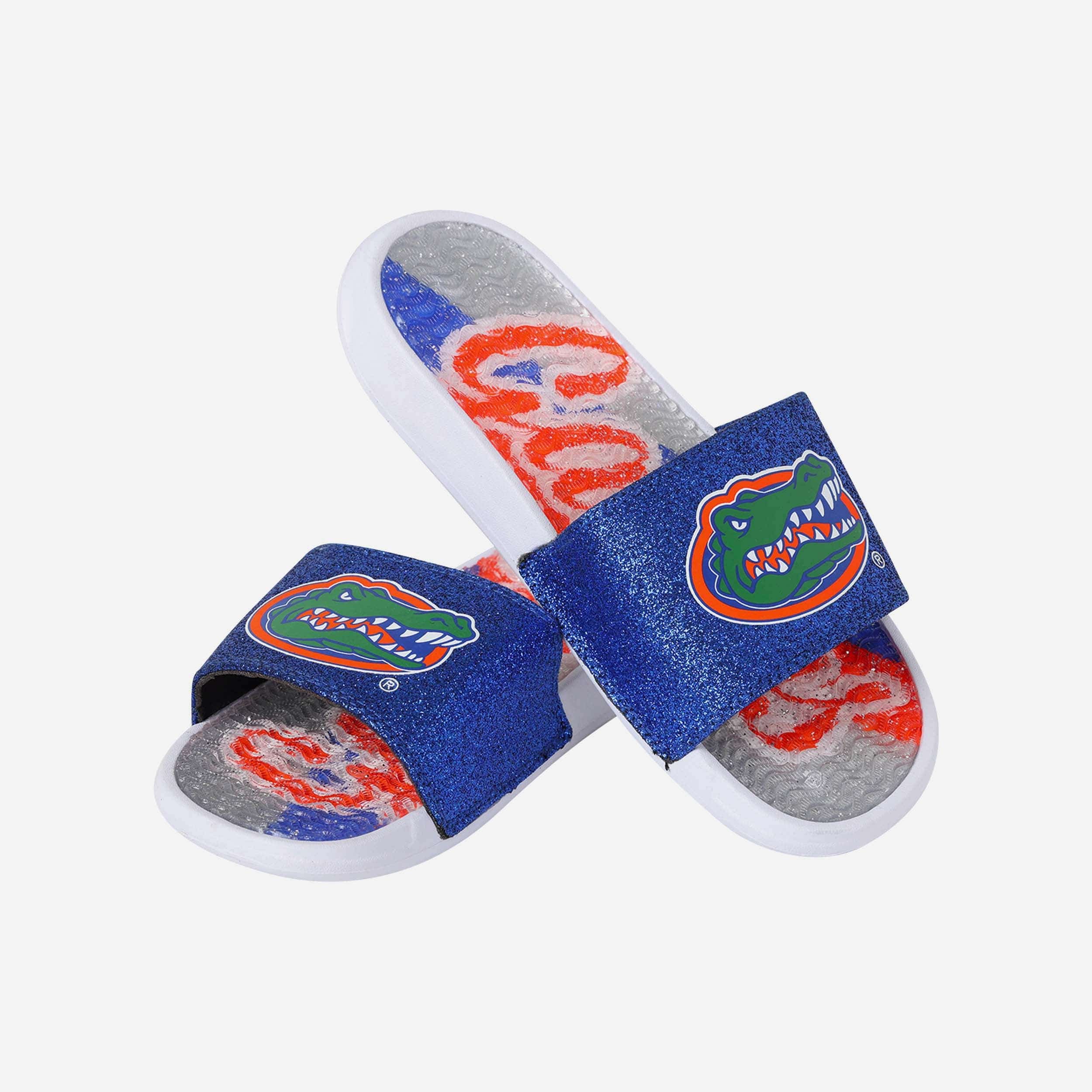 Florida Gators Women's Sparkling Gel Slides - Show Your Team Spirit!