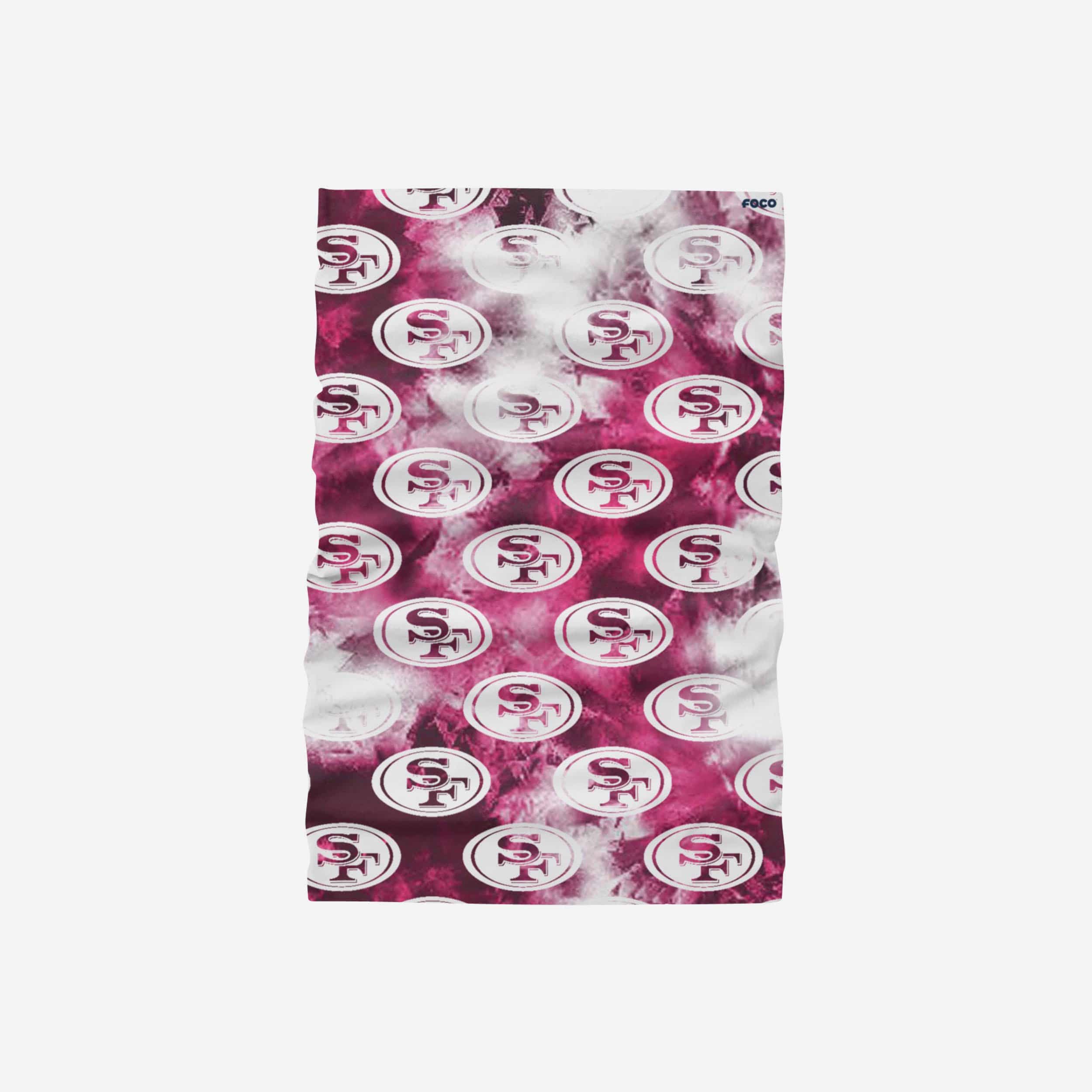 San Francisco 49ers Pink Tie - Dye Gaiter Scarf: A Must - Have for Fans