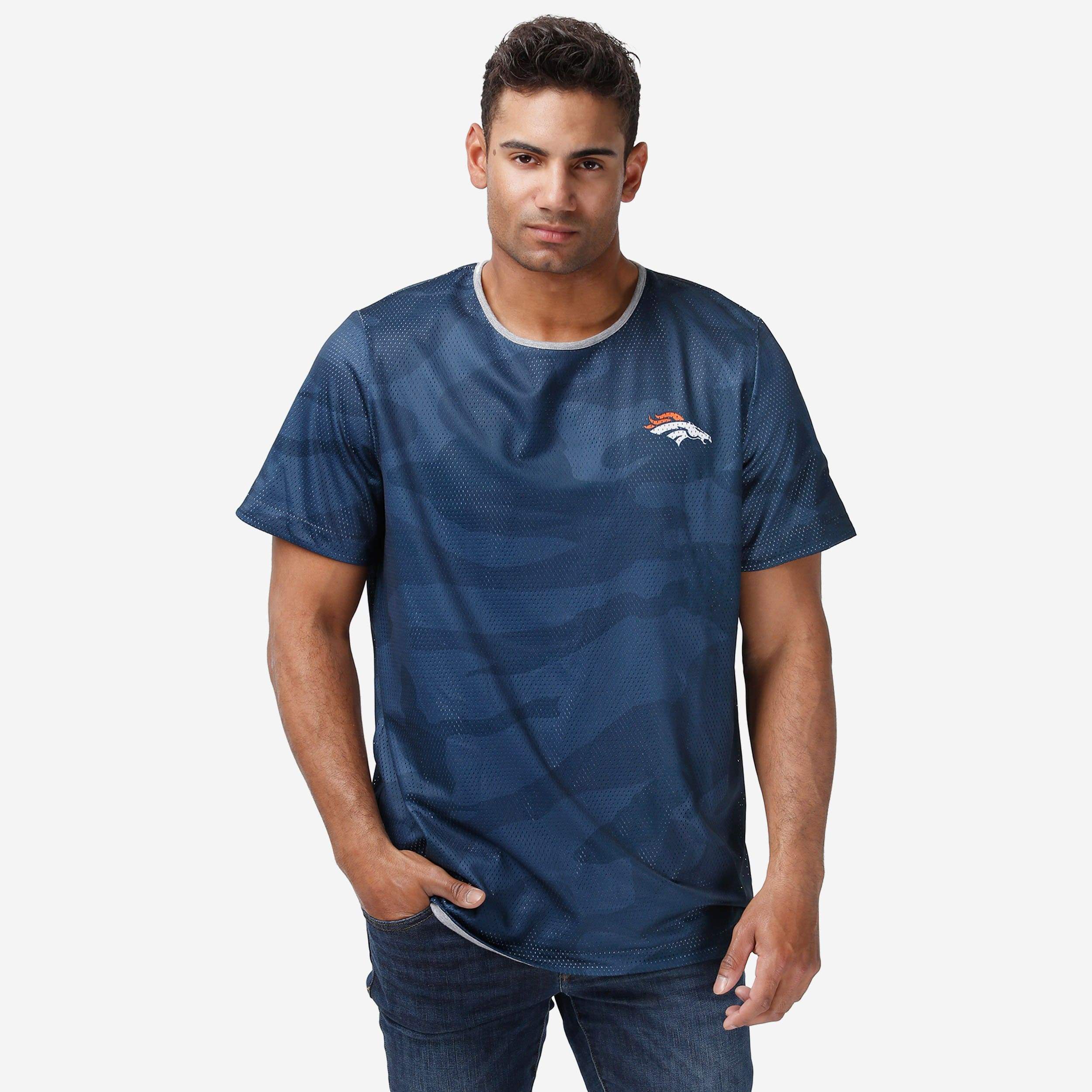 Denver Broncos Super Reversible Mesh Matchup T-Shirt - Show Your Team Pride!
