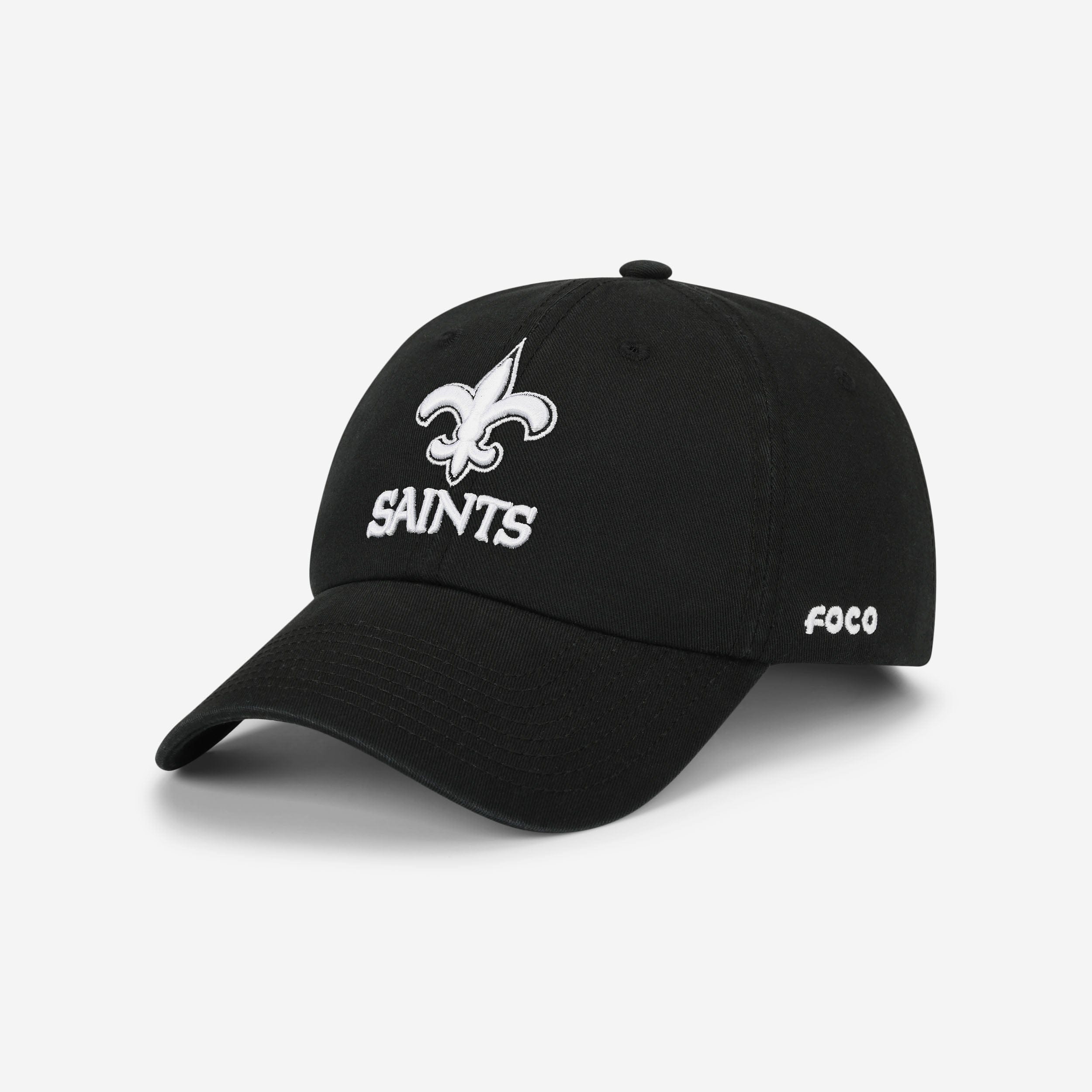 New Orleans Saints Iconic Black & White Casual Cap - Show Your Team Spirit!