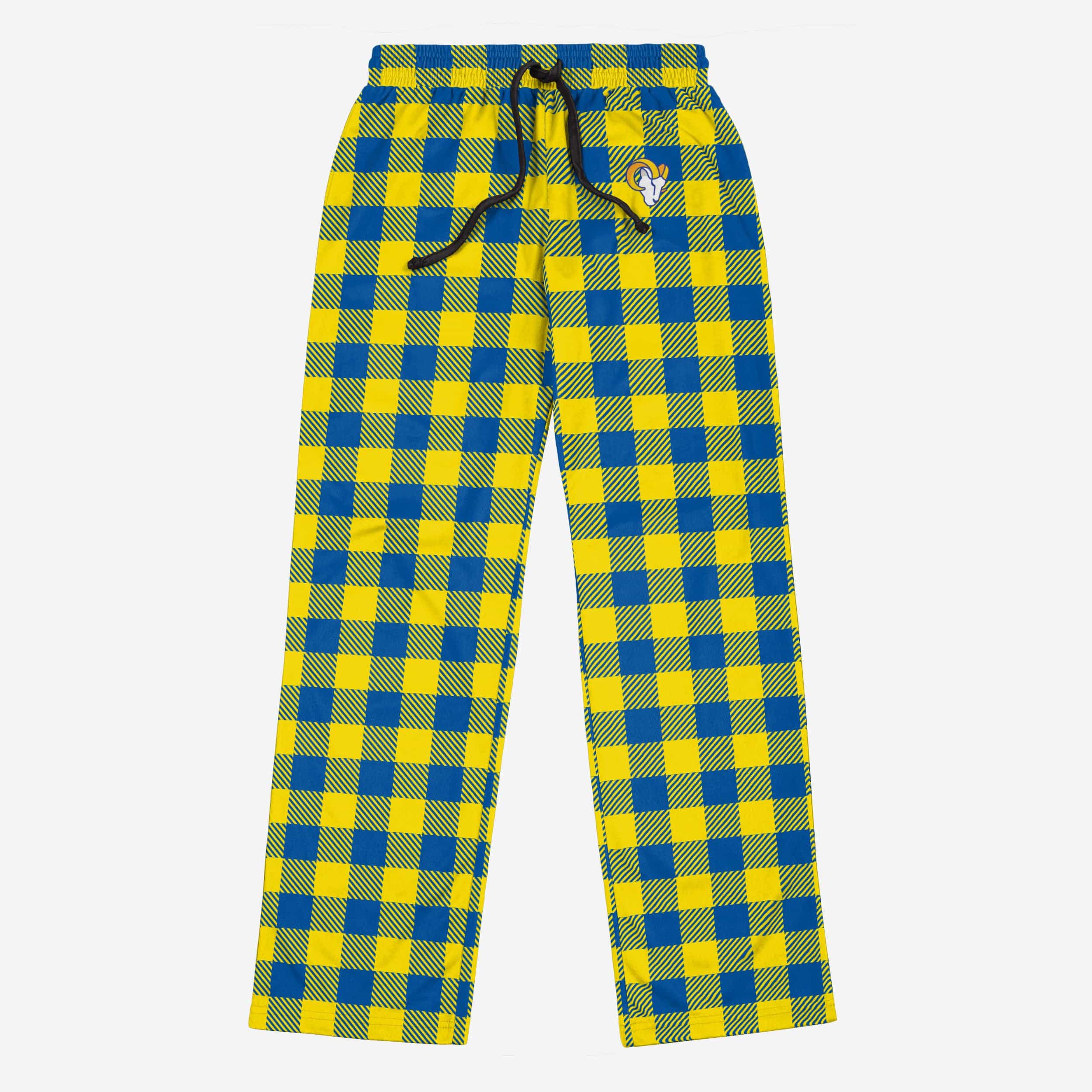 Stunning Los Angeles Rams Buffalo Check Lounge Pants