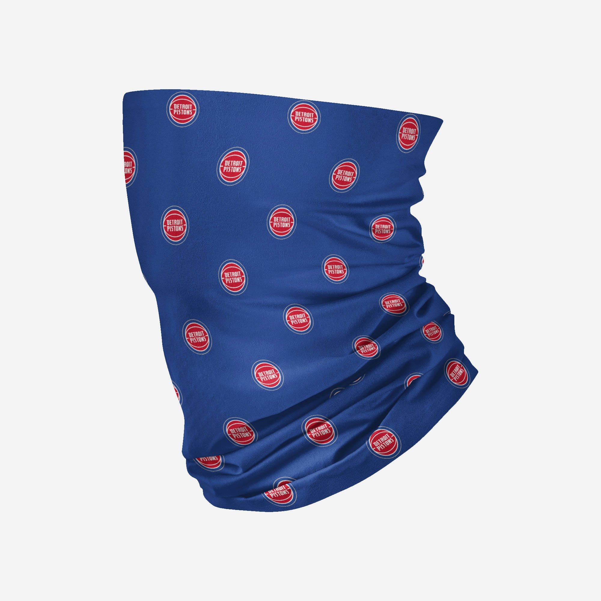 Detroit Pistons Super Cool Mini Print Logo Gaiter Scarf