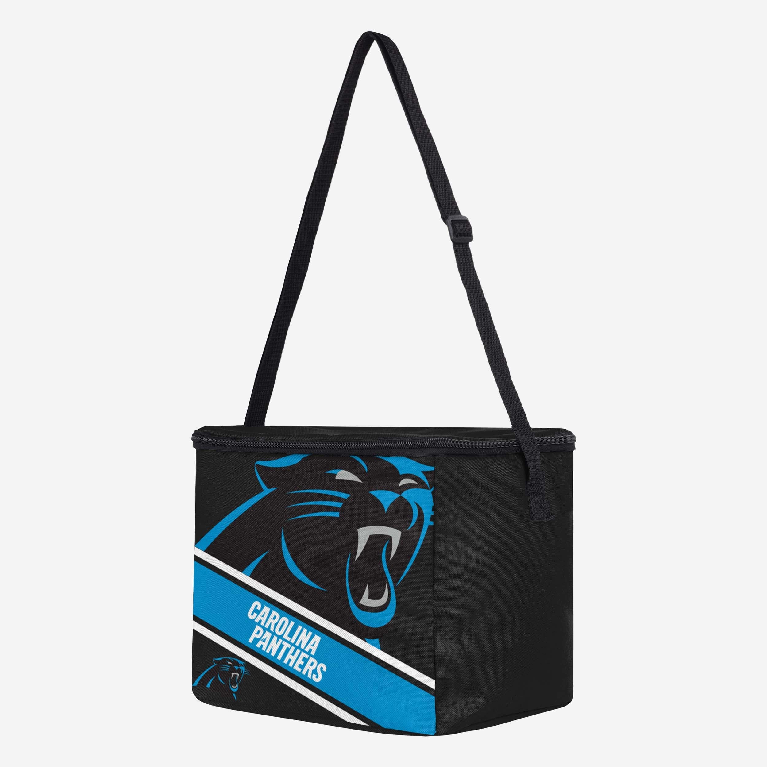 Carolina Panthers Cooler: 12-Pack with Big Logo Stripe