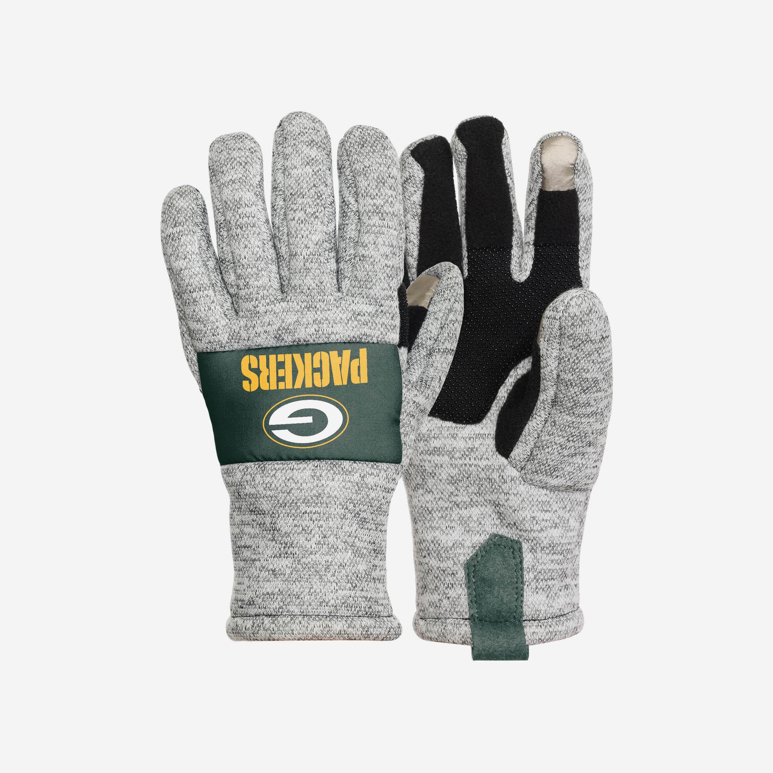 Green Bay Packers Super Cozy Heather Grey Insulated Gloves