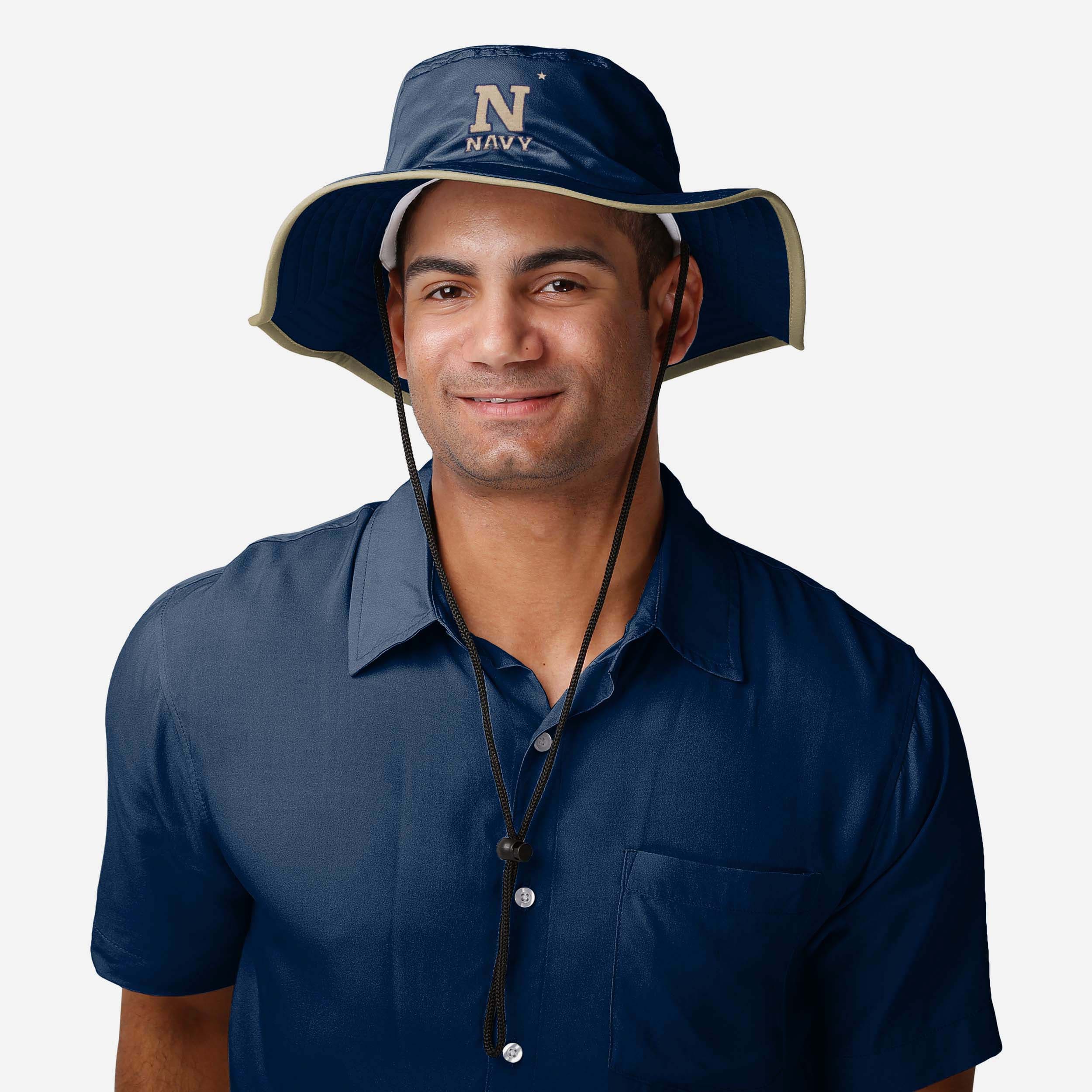 Navy Midshipmen Stylish Solid Boonie Hat - Keep Cool on Game Day!