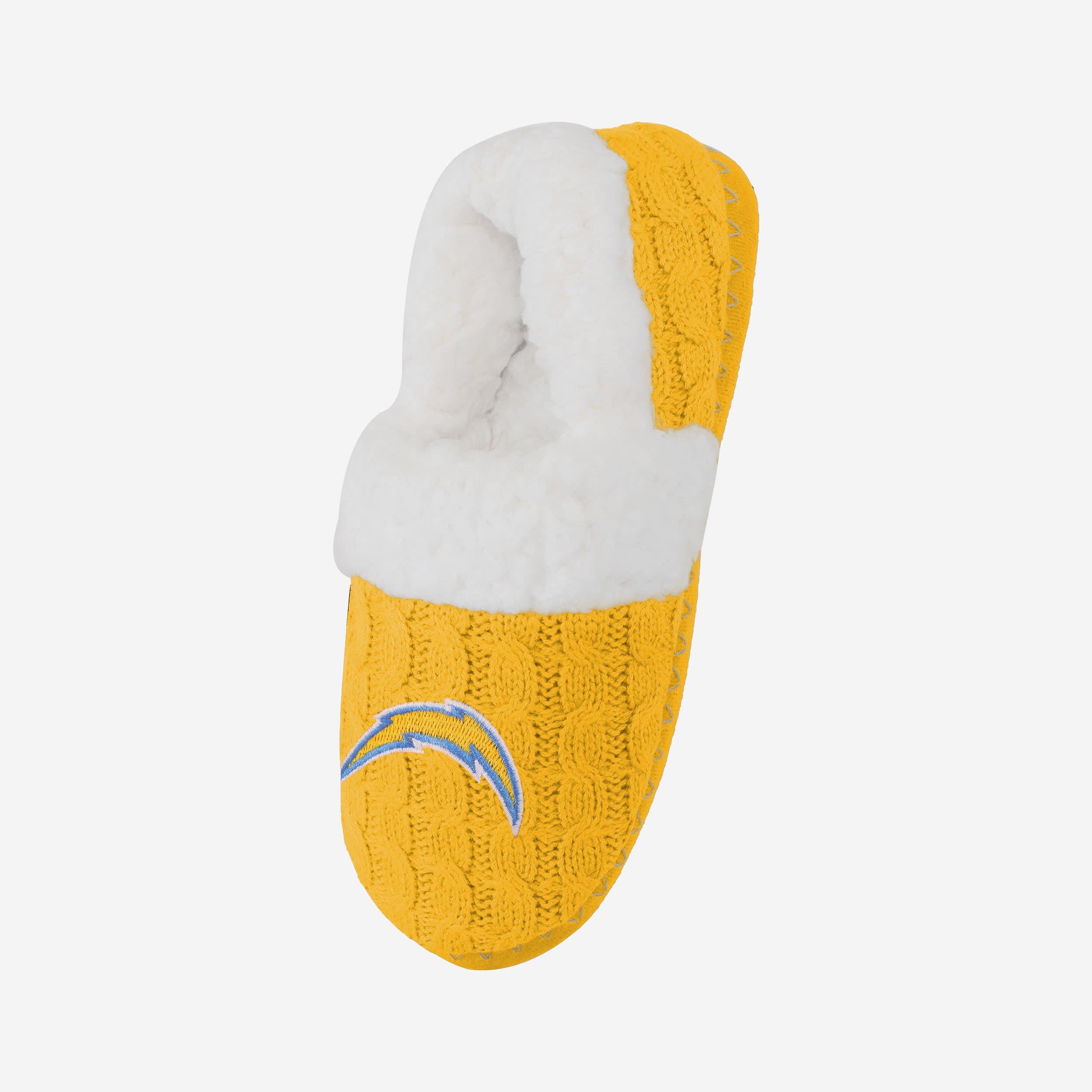 Gorgeous Los Angeles Chargers Women's Team Color Moccasin Slippers