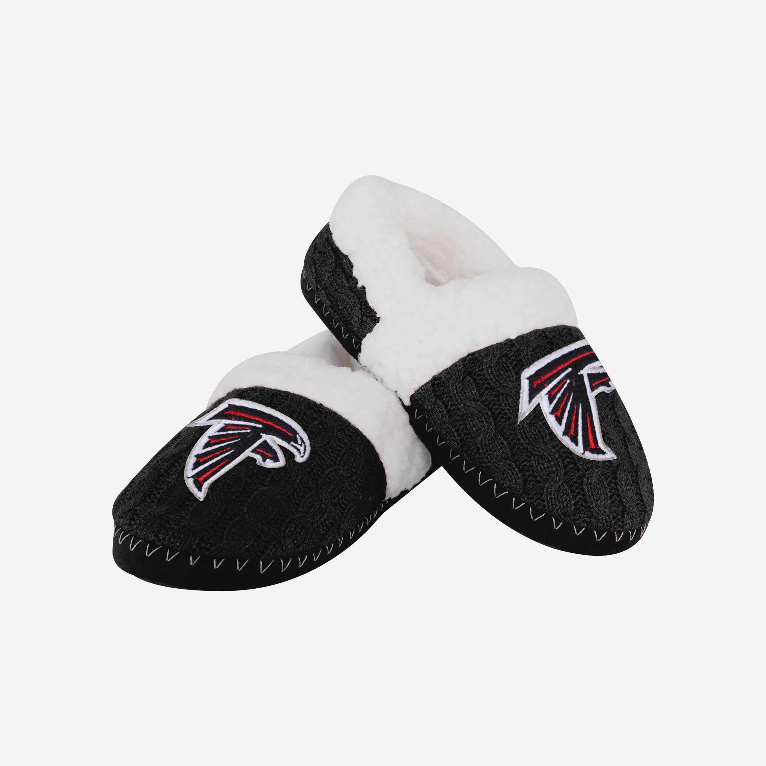 Atlanta Falcons Women's Team Color Cozy Moccasin Slippers