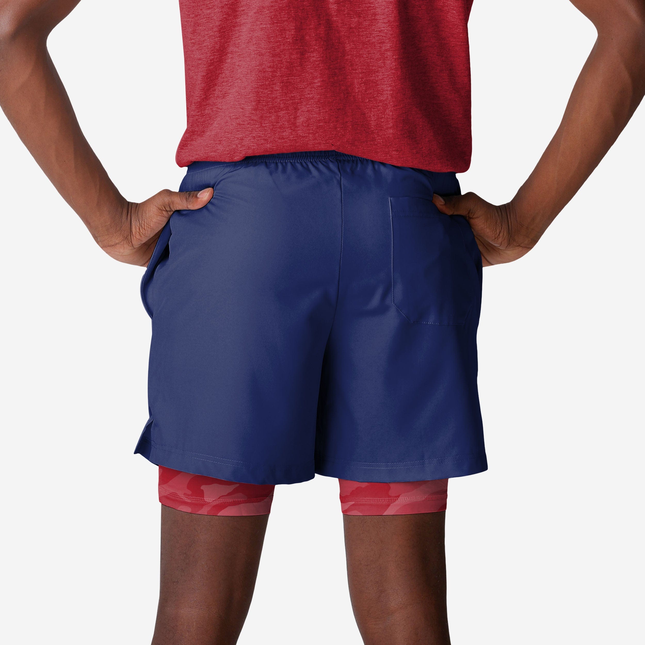 New York Giants Stylish Team Color Camo Liner Shorts - Comfort & Style Combined