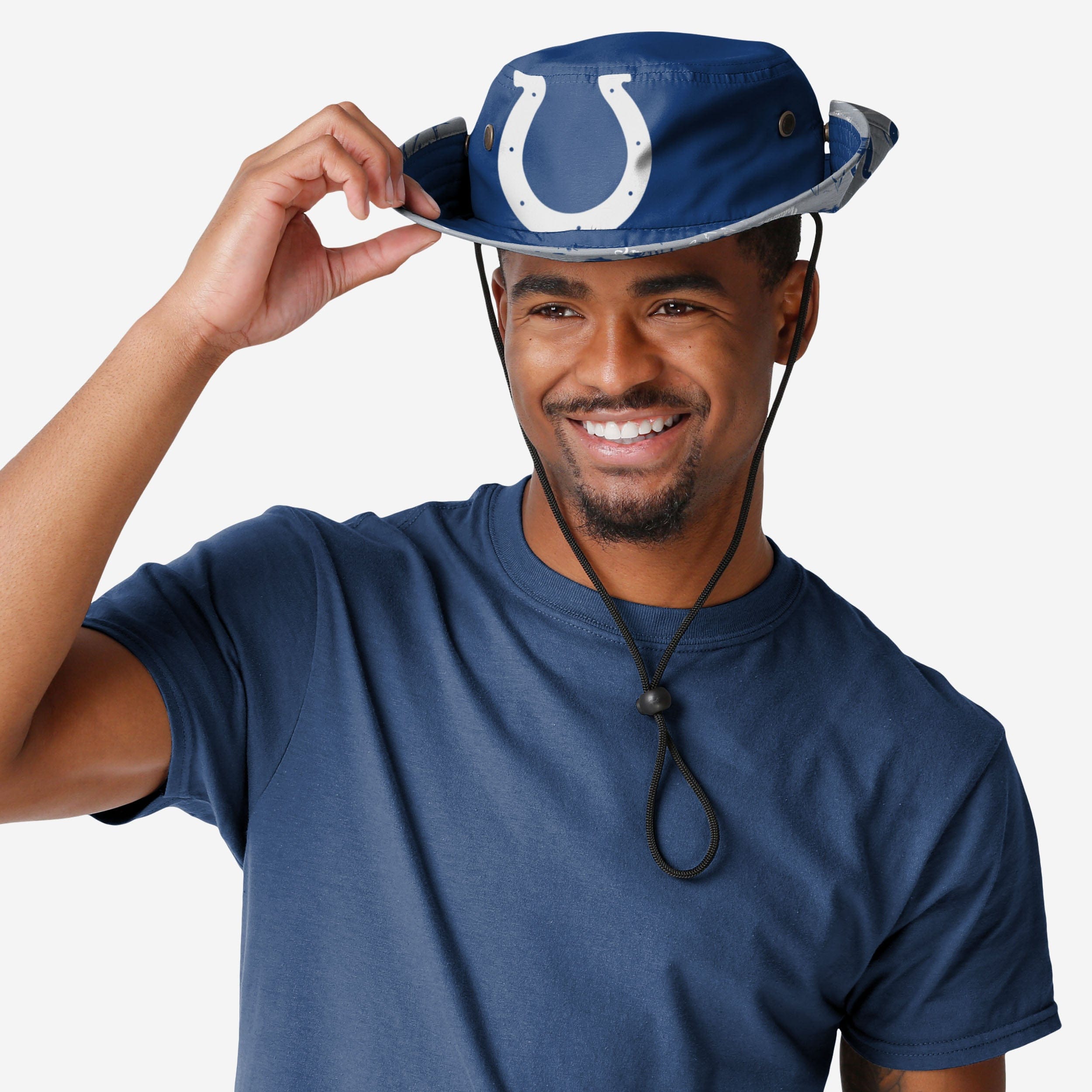 Exciting Indianapolis Colts Cropped Big Logo Hybrid Boonie Hat