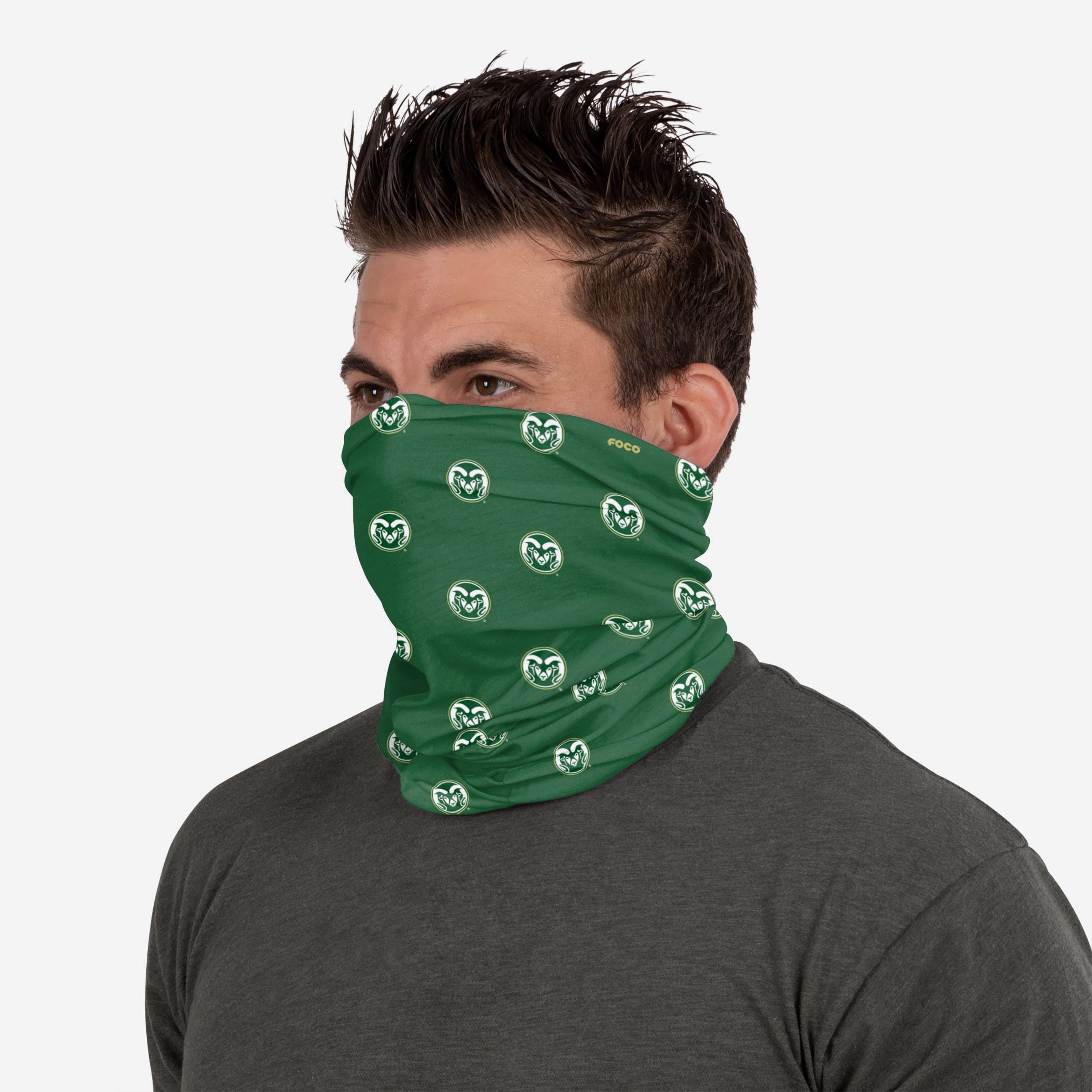 Colorado State Rams Mini Print Logo Gaiter Scarf - Show Your Team Spirit!
