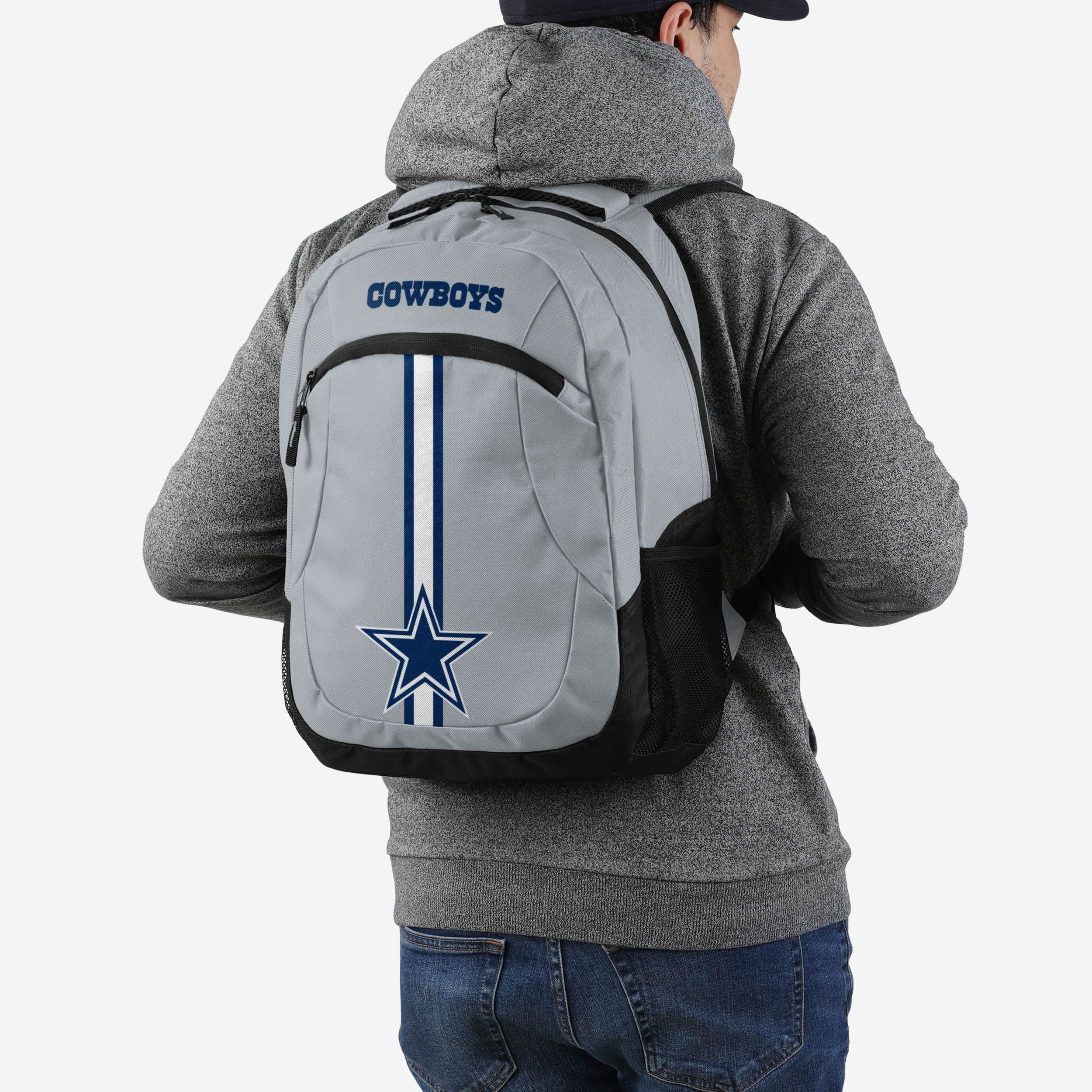 Dallas Cowboys Gray Alternate Color Action Backpack - Your Ultimate Game - Day Essential