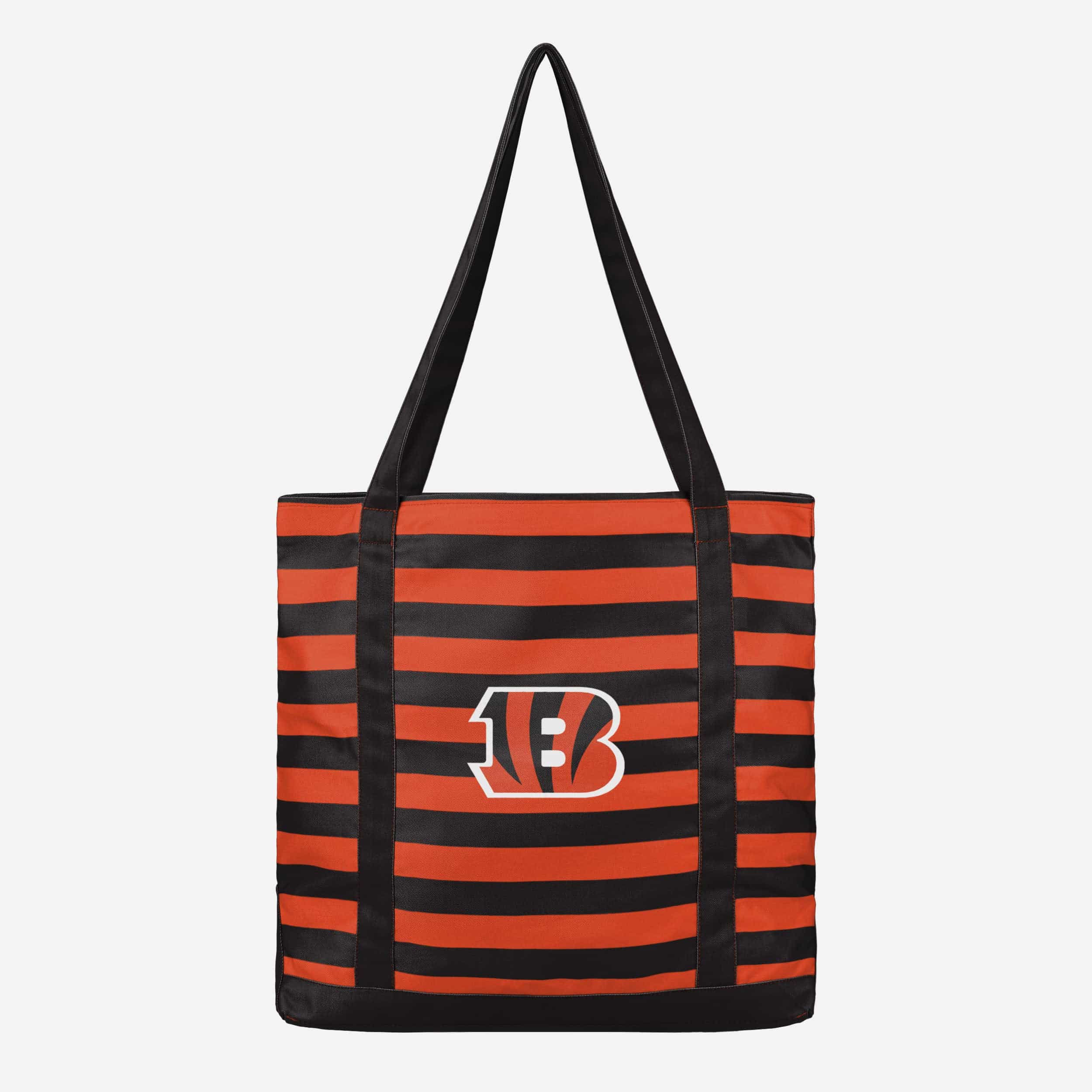 Cincinnati Bengals Team Stripe Canvas Tote Bag - Show Your Fandom!