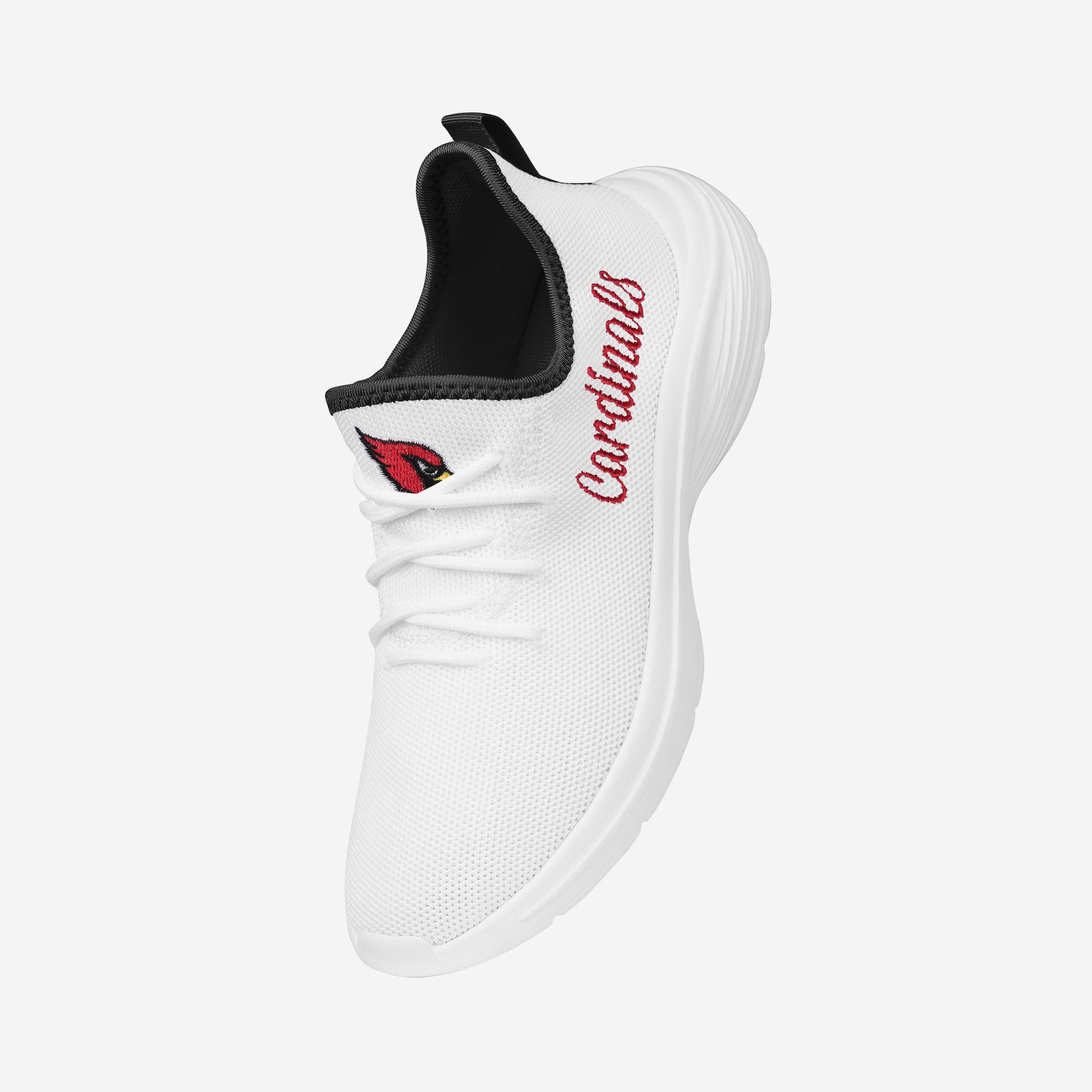 Stylish Arizona Cardinals Women's White Midsole Sneakers