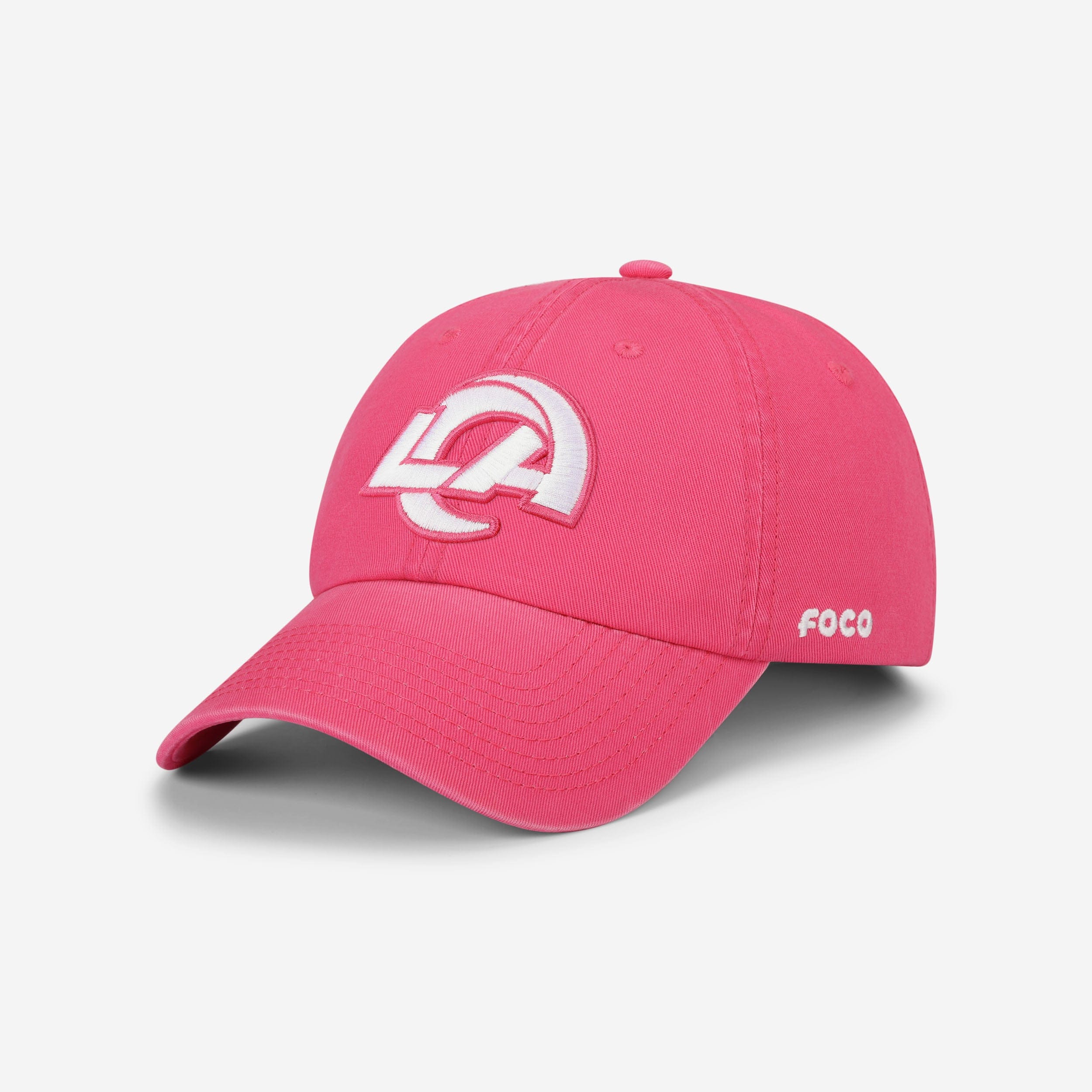 Get Your Hands on the Stunning Los Angeles Rams Magenta & White Casual Cap!