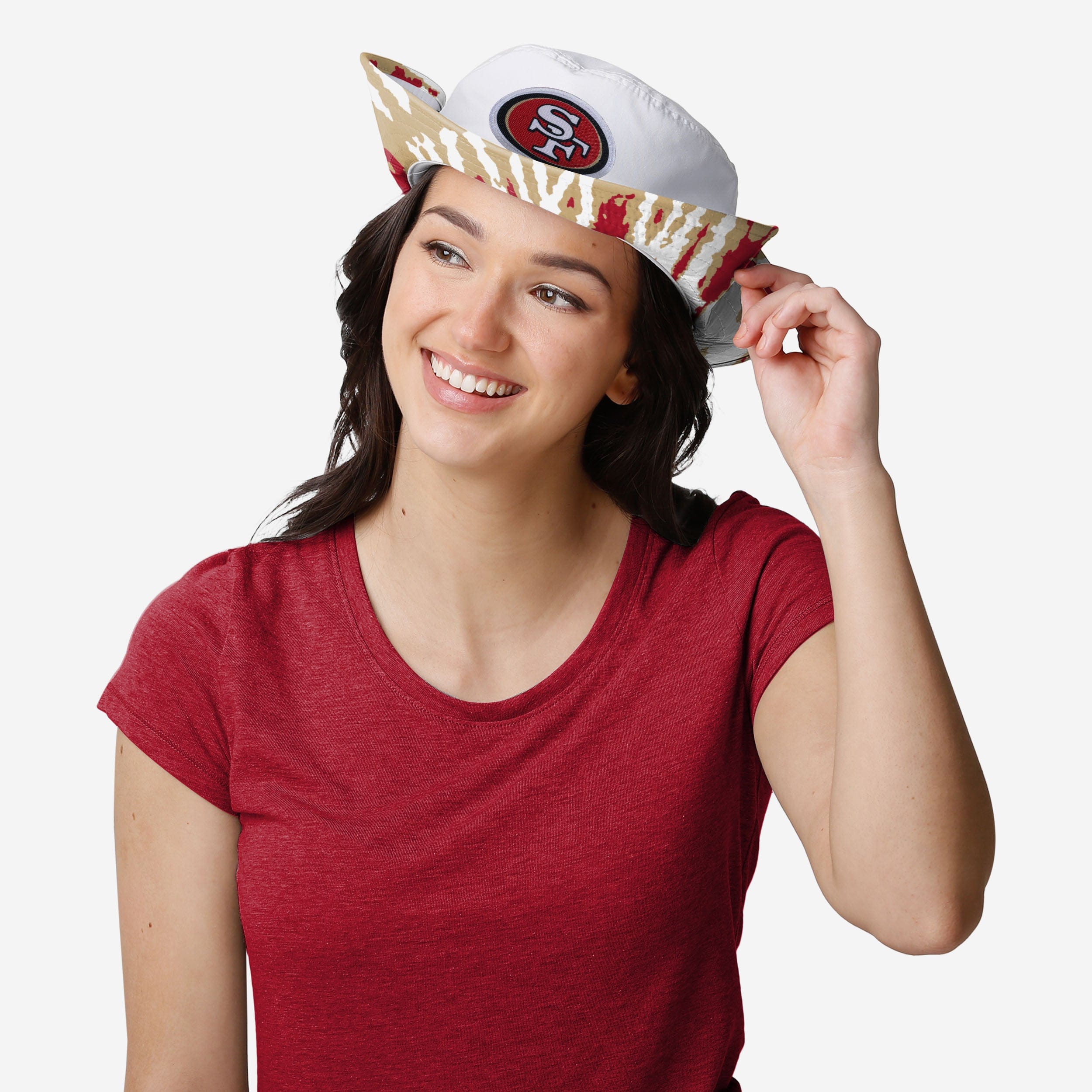 San Francisco 49ers Women's Stylish White Hybrid Boonie Hat