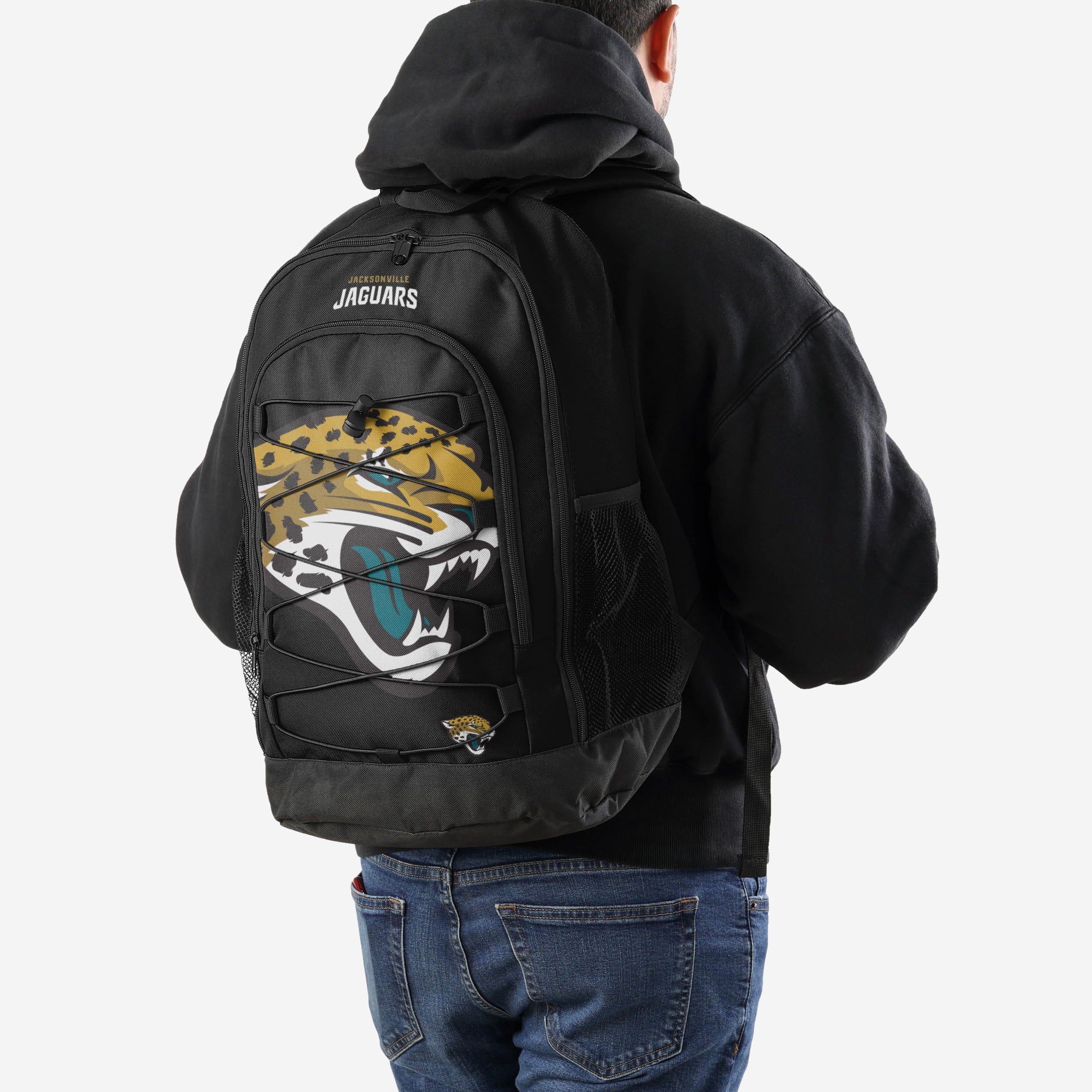 Jacksonville Jaguars Big Logo Bungee Backpack - The Ultimate Team Spirit Gear