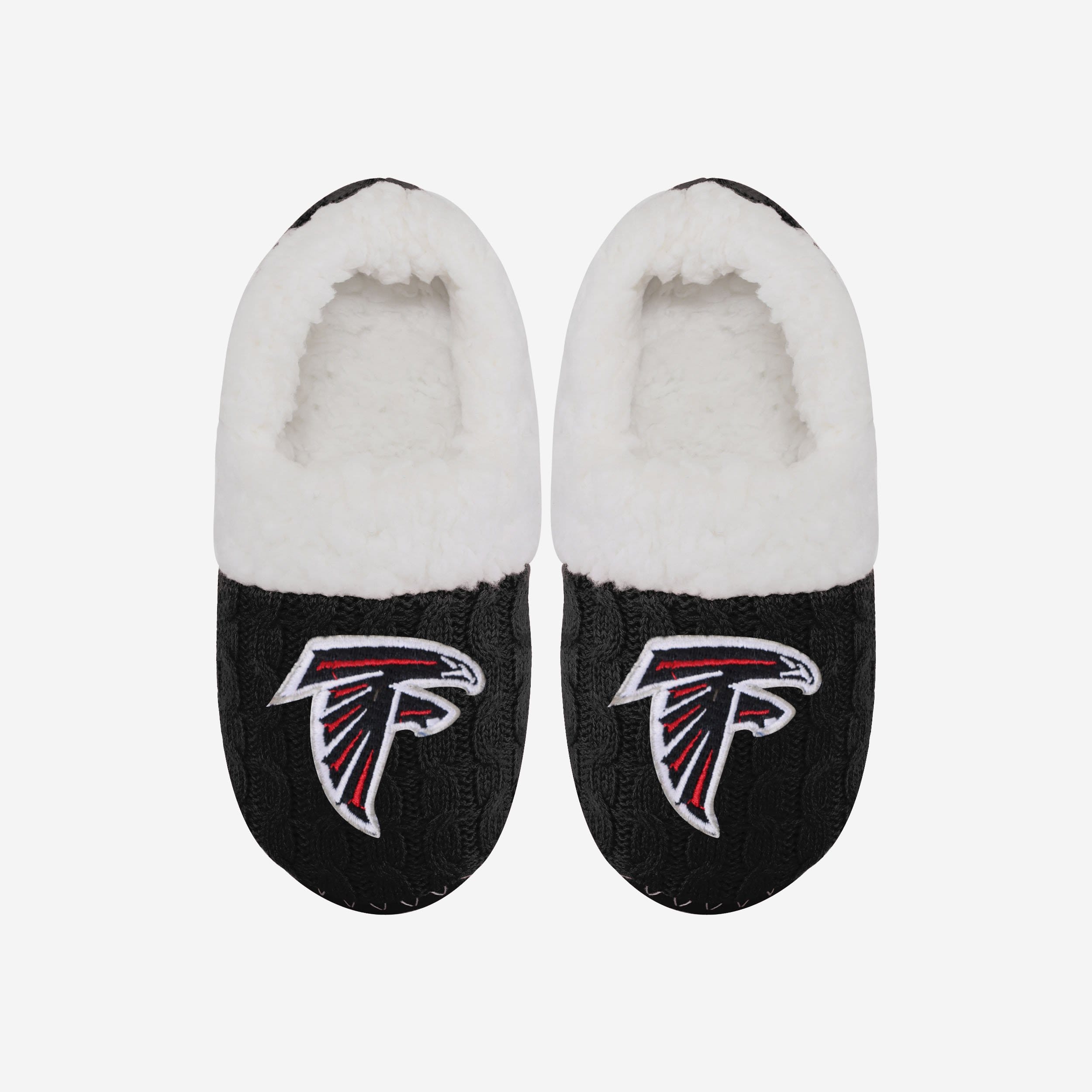 Atlanta Falcons Women's Team Color Cozy Moccasin Slippers