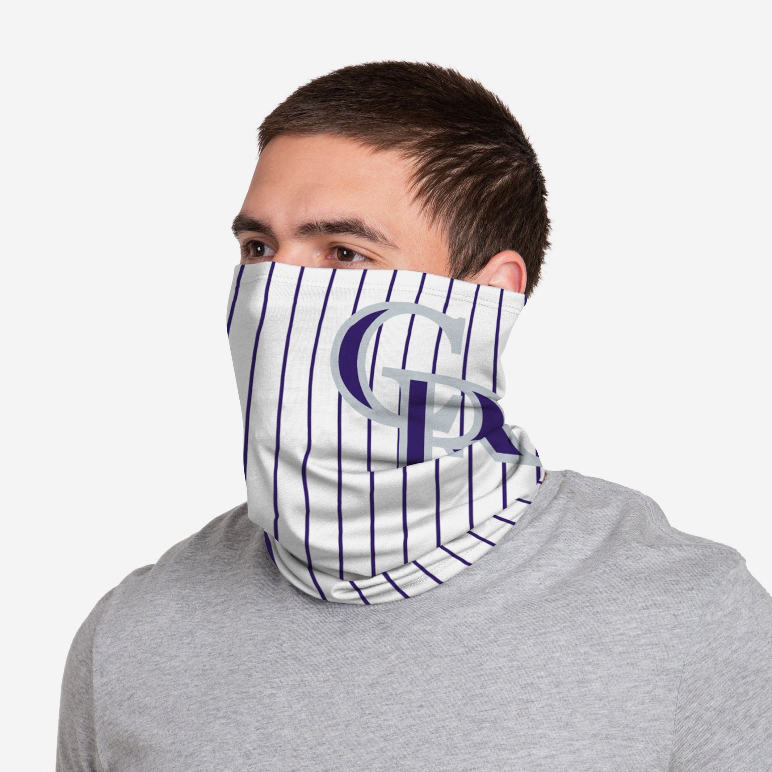Colorado Rockies Gameday Multifunctional Logo Gaiter Scarf - Show Your Team Spirit!