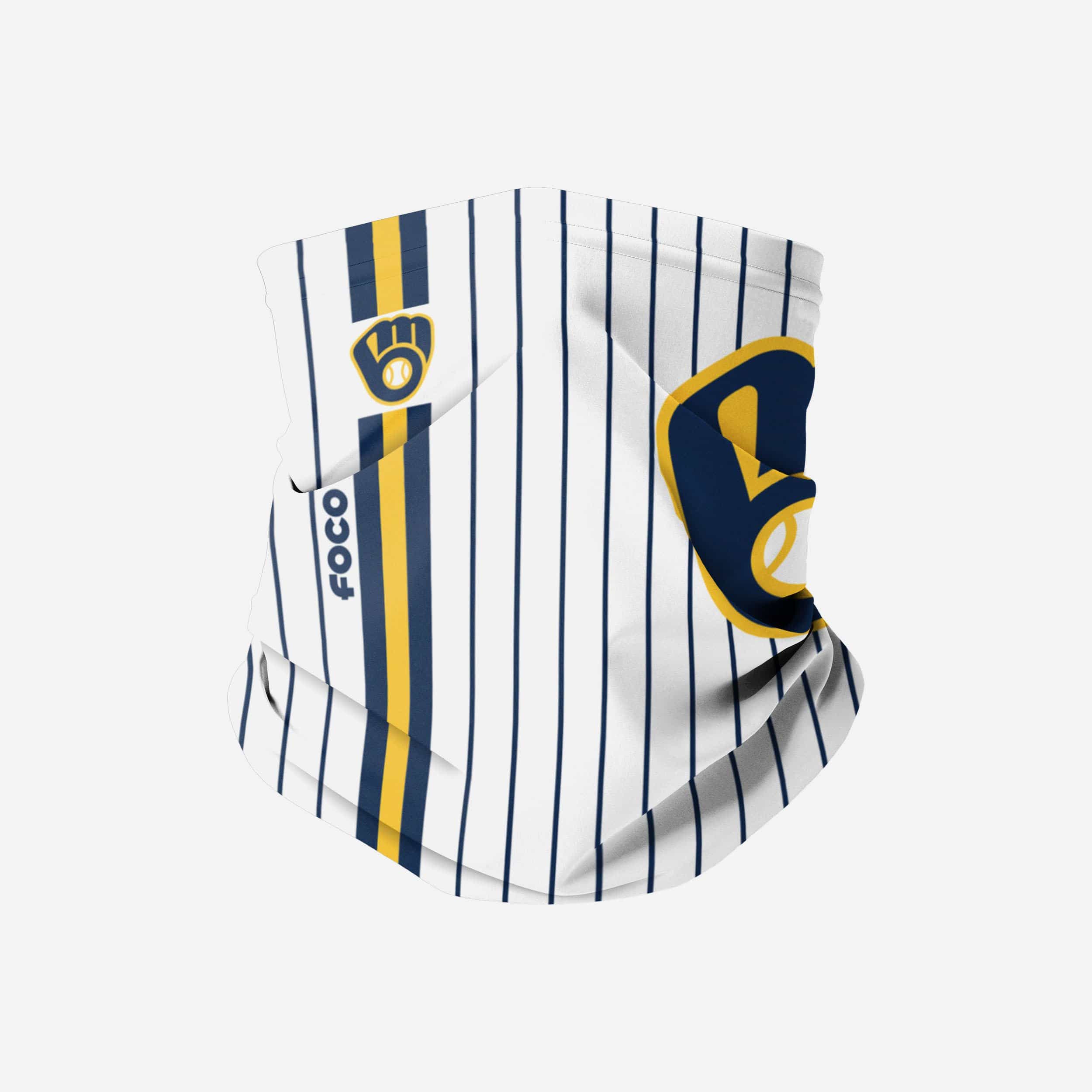 Milwaukee Brewers Big Logo Gameday Gaiter Scarf - Show Your Team Spirit!