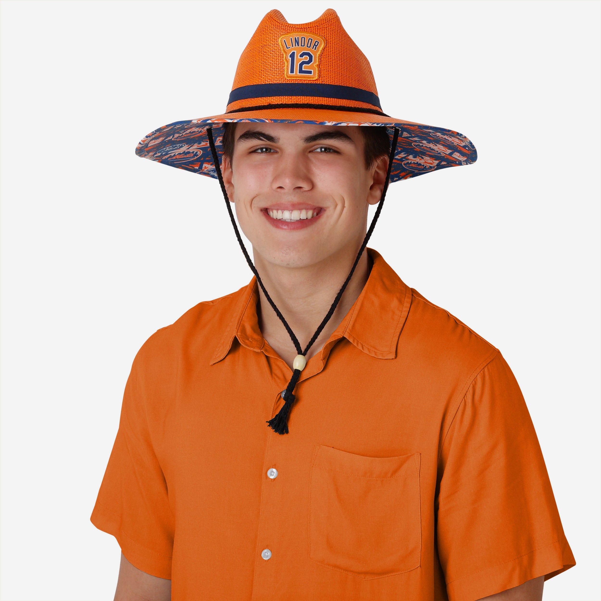 Superstar Francisco Lindor New York Mets Straw Hat - Elevate Your Game Day Style