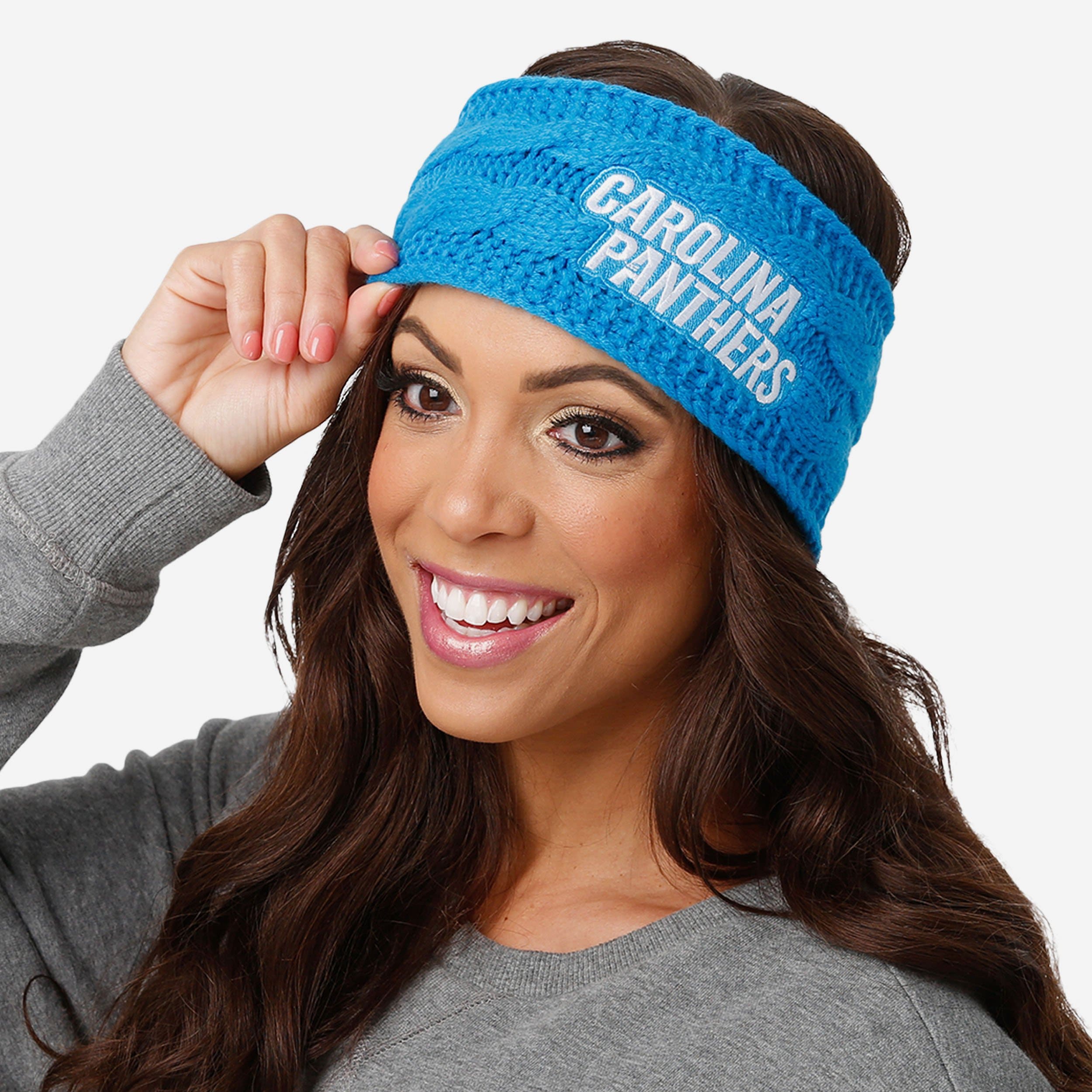 Stylish Carolina Panthers Women's Knit Fit Headband - Cheer in Style!