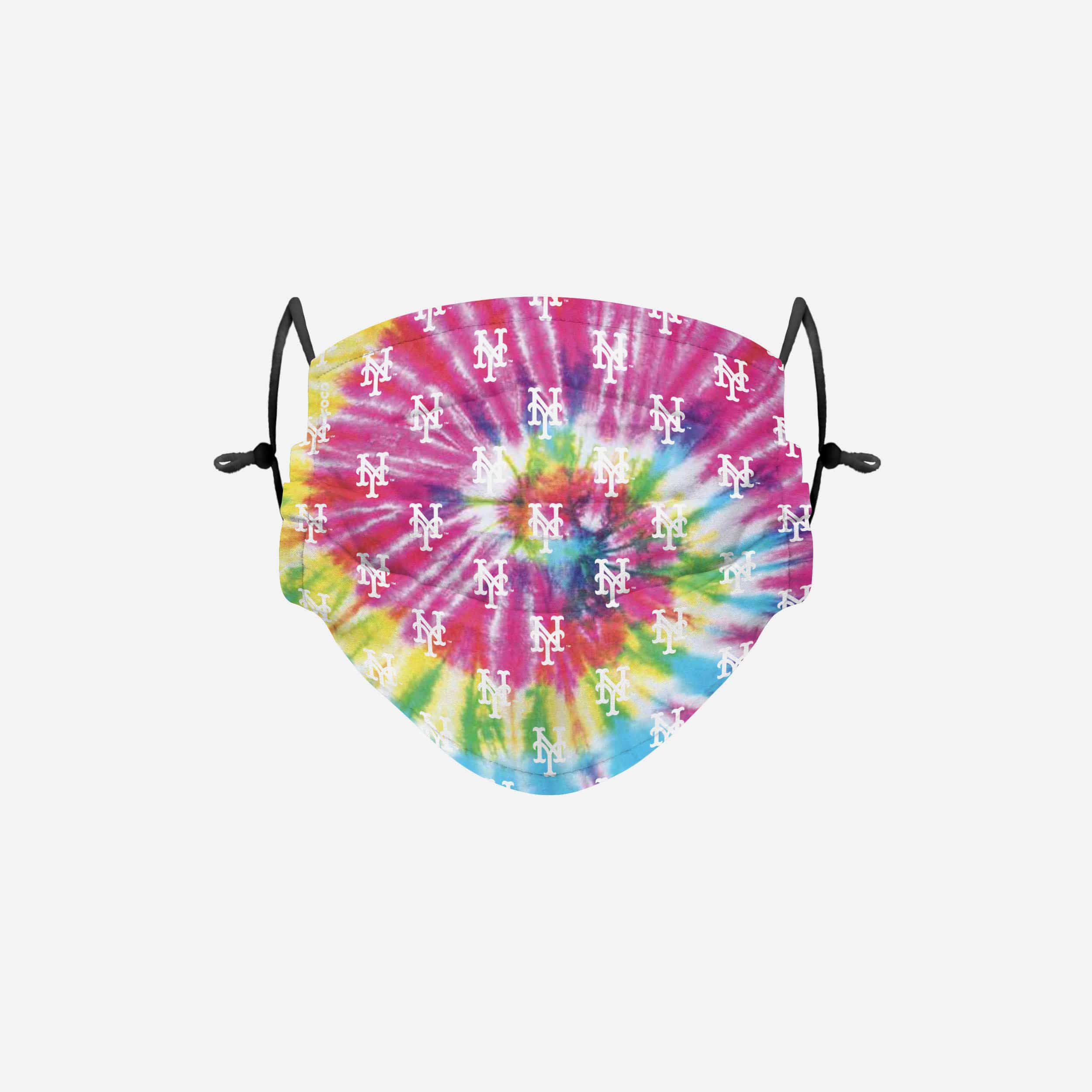 New York Mets Pastel Tie-Dye Adjustable Face Cover - Show Your Team Spirit!