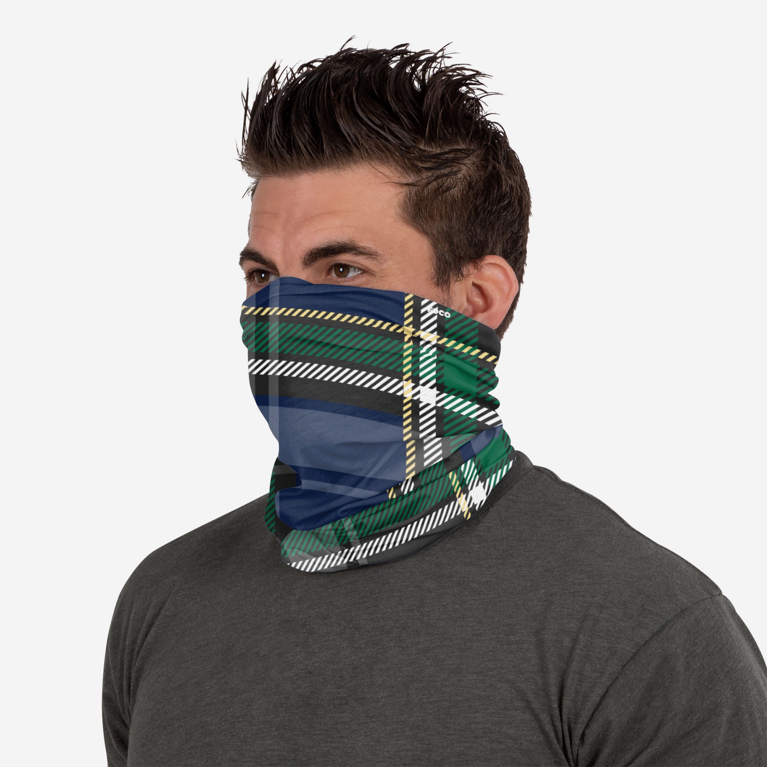 Stylish Blue Plaid Gaiter Scarf - Your Ultimate Fashion Accessory