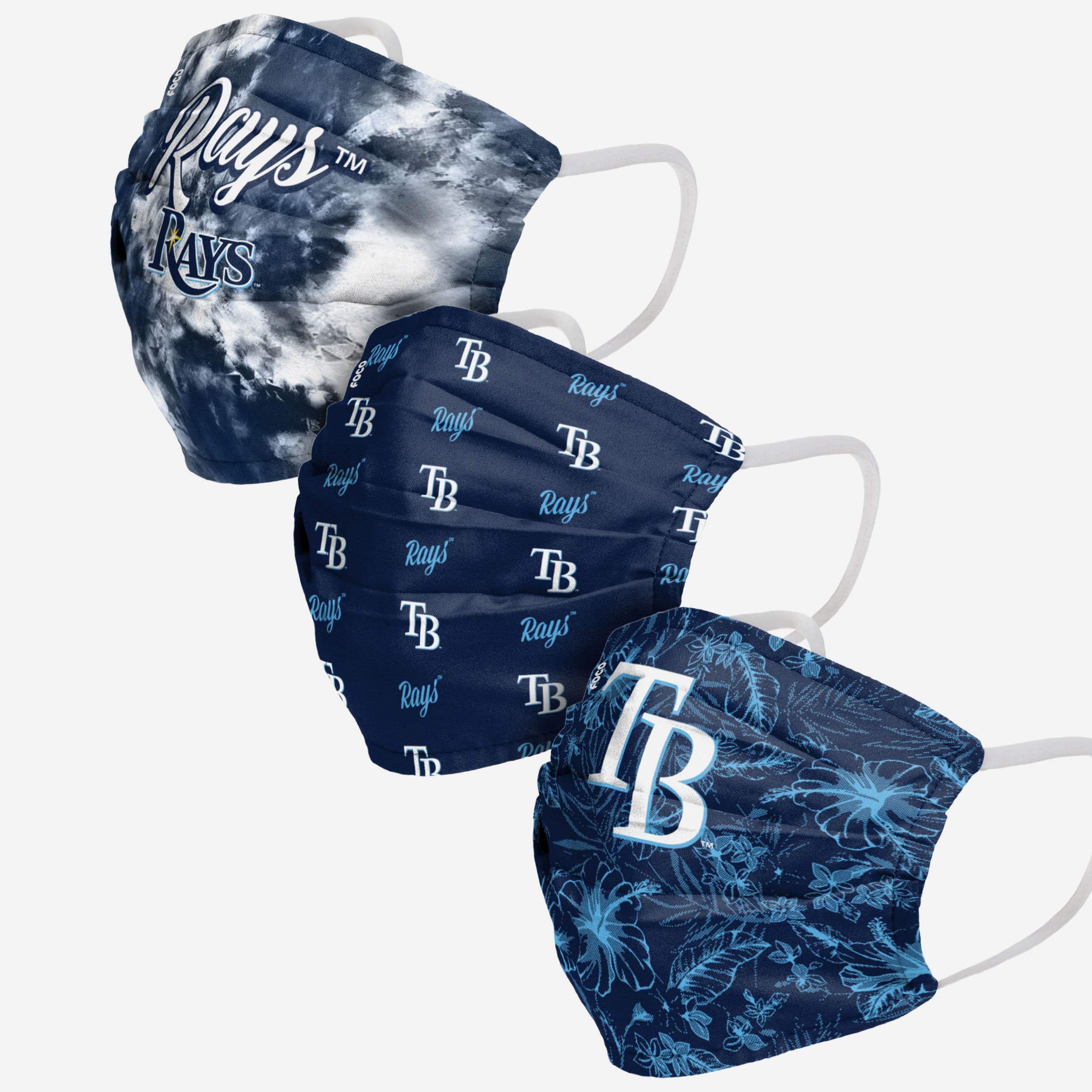 Tampa Bay Rays Women's Matchday 3-Pack Face Cover - Show Your Team Spirit!