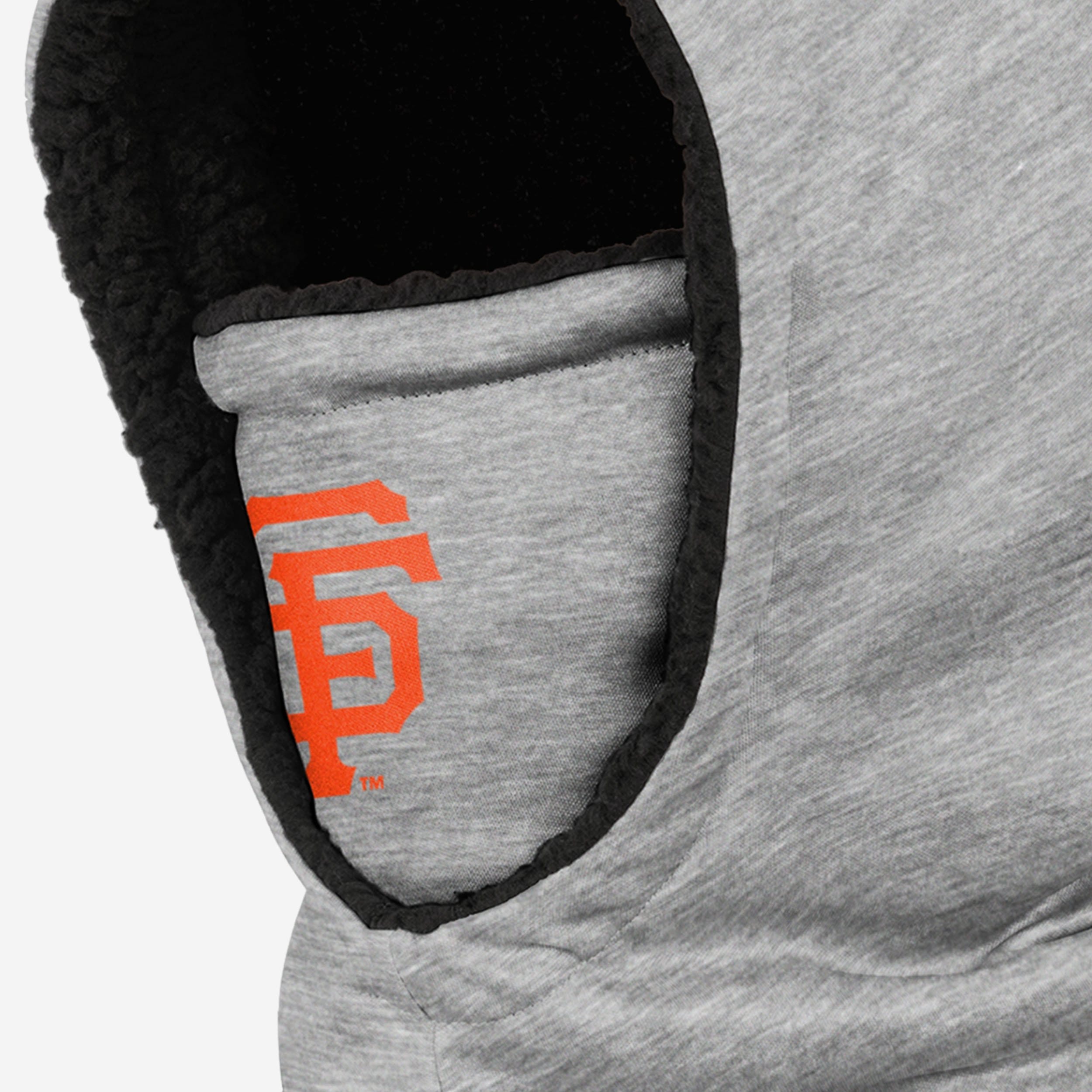 San Francisco Giants Super Comfy Heather Grey Big Logo Hooded Gaiter