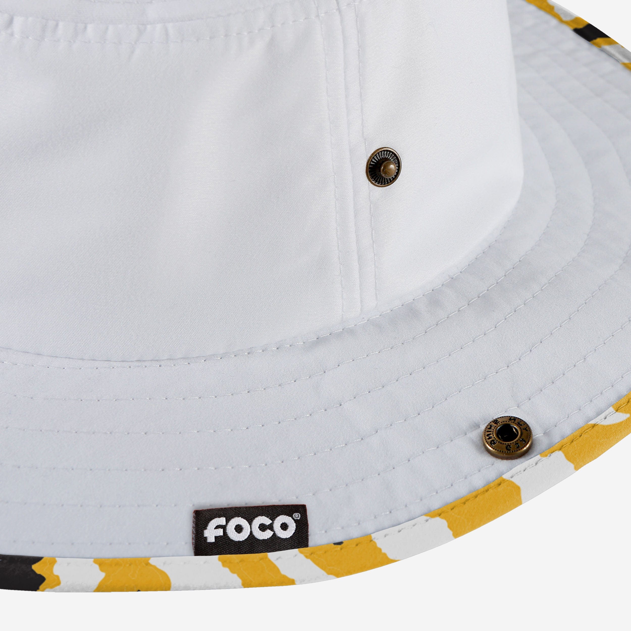 Pittsburgh Steelers Women's Stunning White Hybrid Boonie Hat