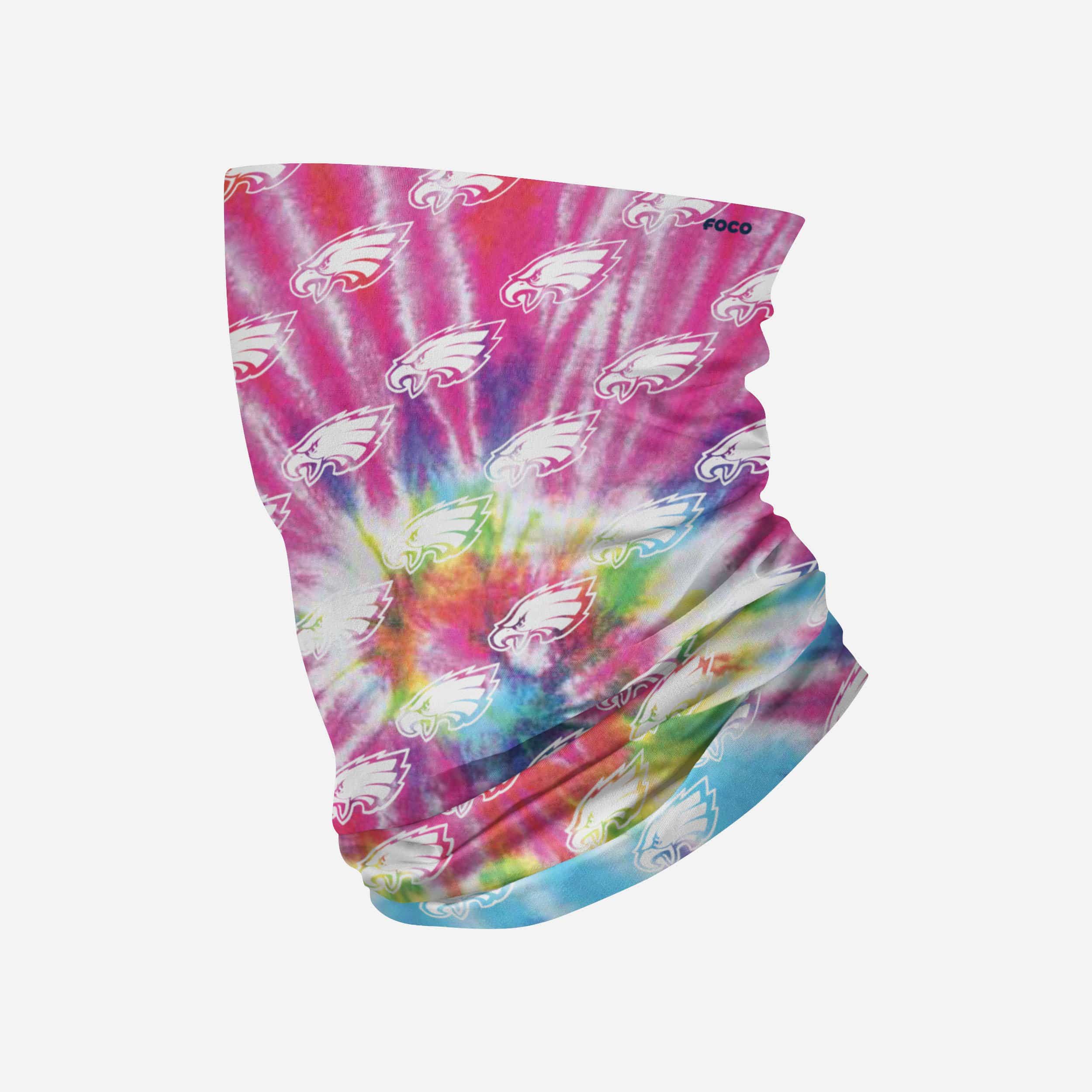 Philadelphia Eagles Pastel Tie - Dye Gaiter Scarf: A Fashionable Team Statement