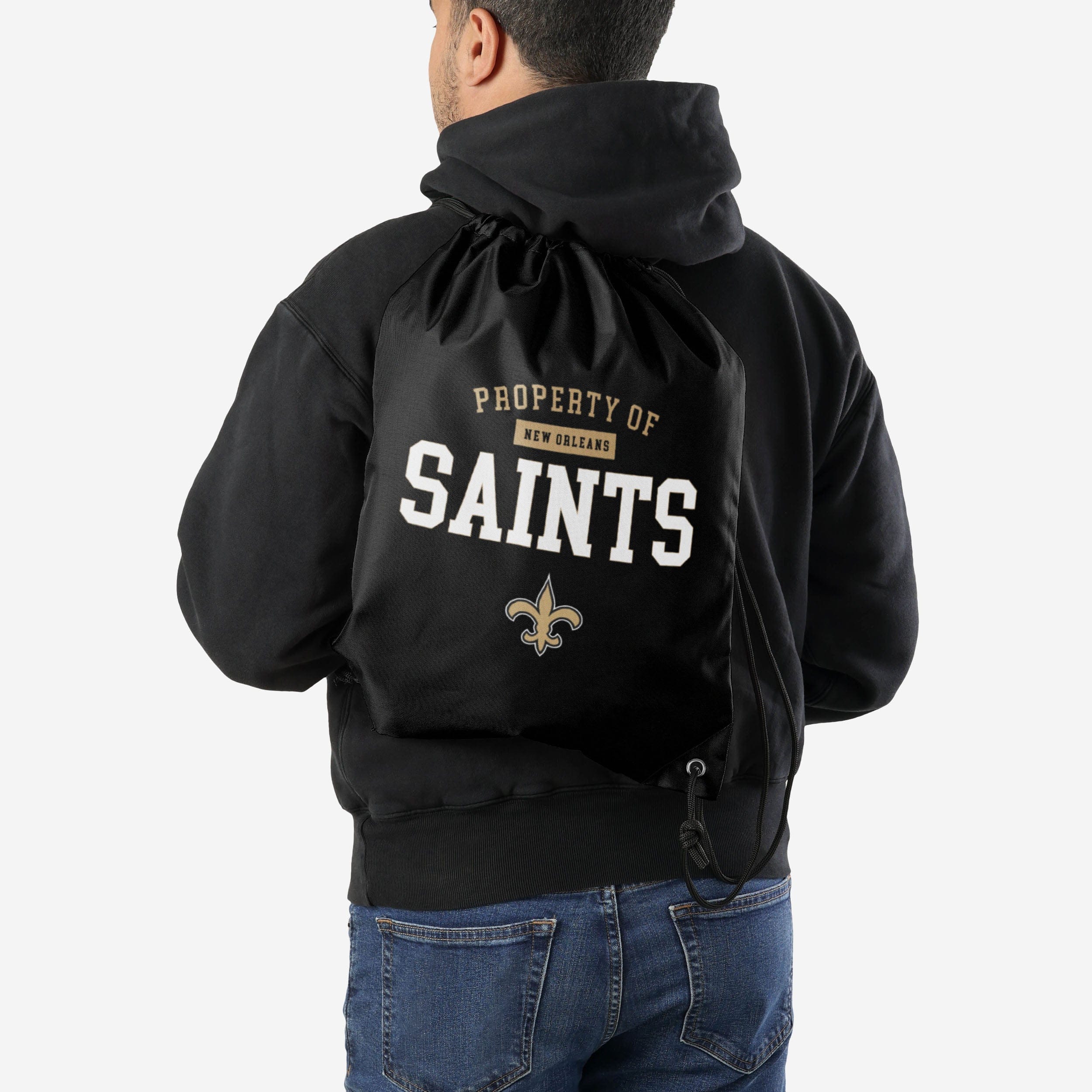 New Orleans Saints Drawstring Backpack - Show Your Team Spirit!