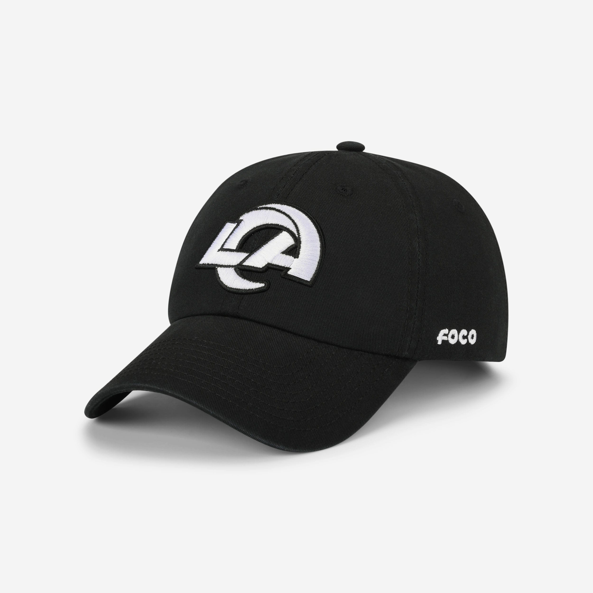 Los Angeles Rams Stylish Black & White Casual Cap - A Must-Have for Fans!