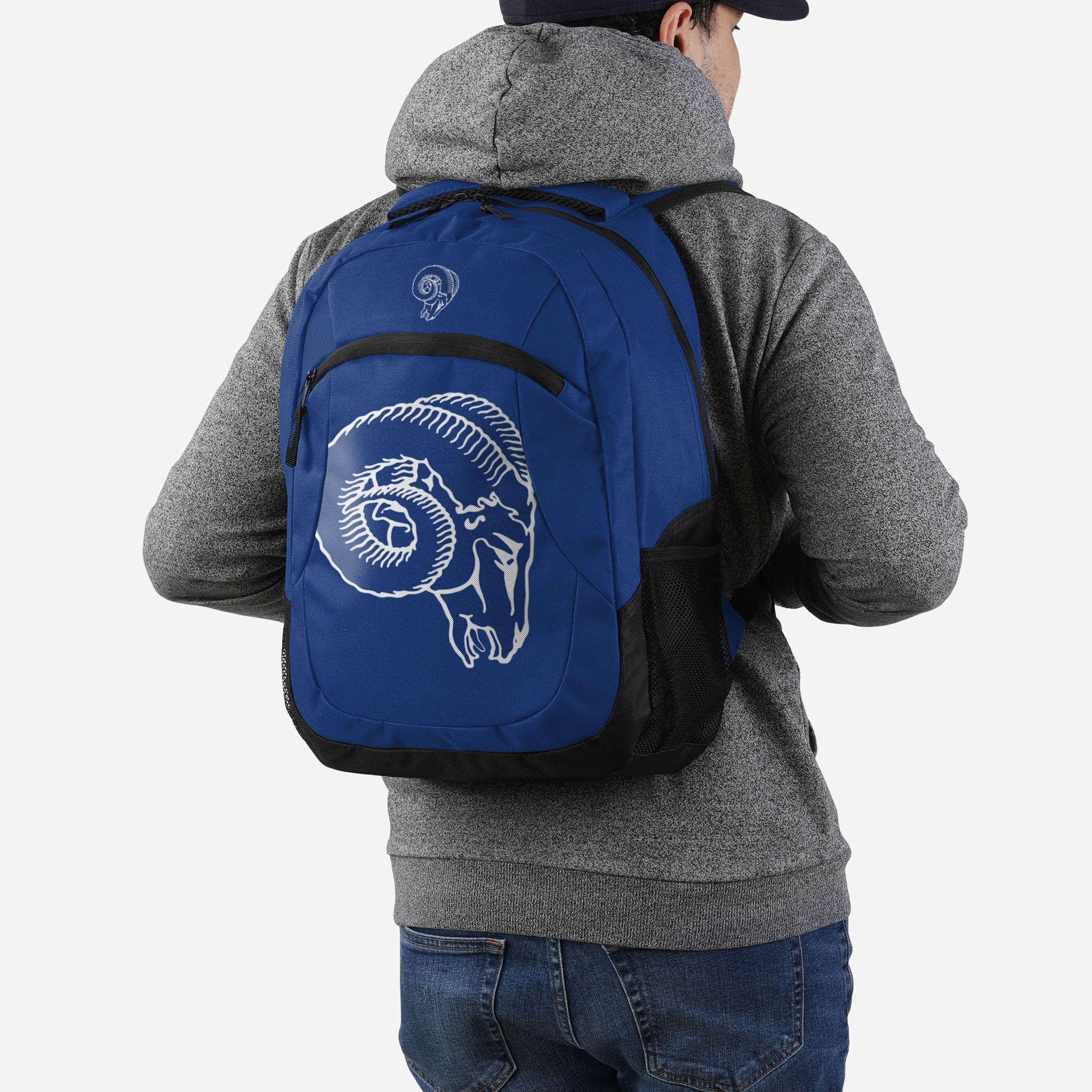 Los Angeles Rams Retro Action Backpack - A Nostalgic Fan Essential