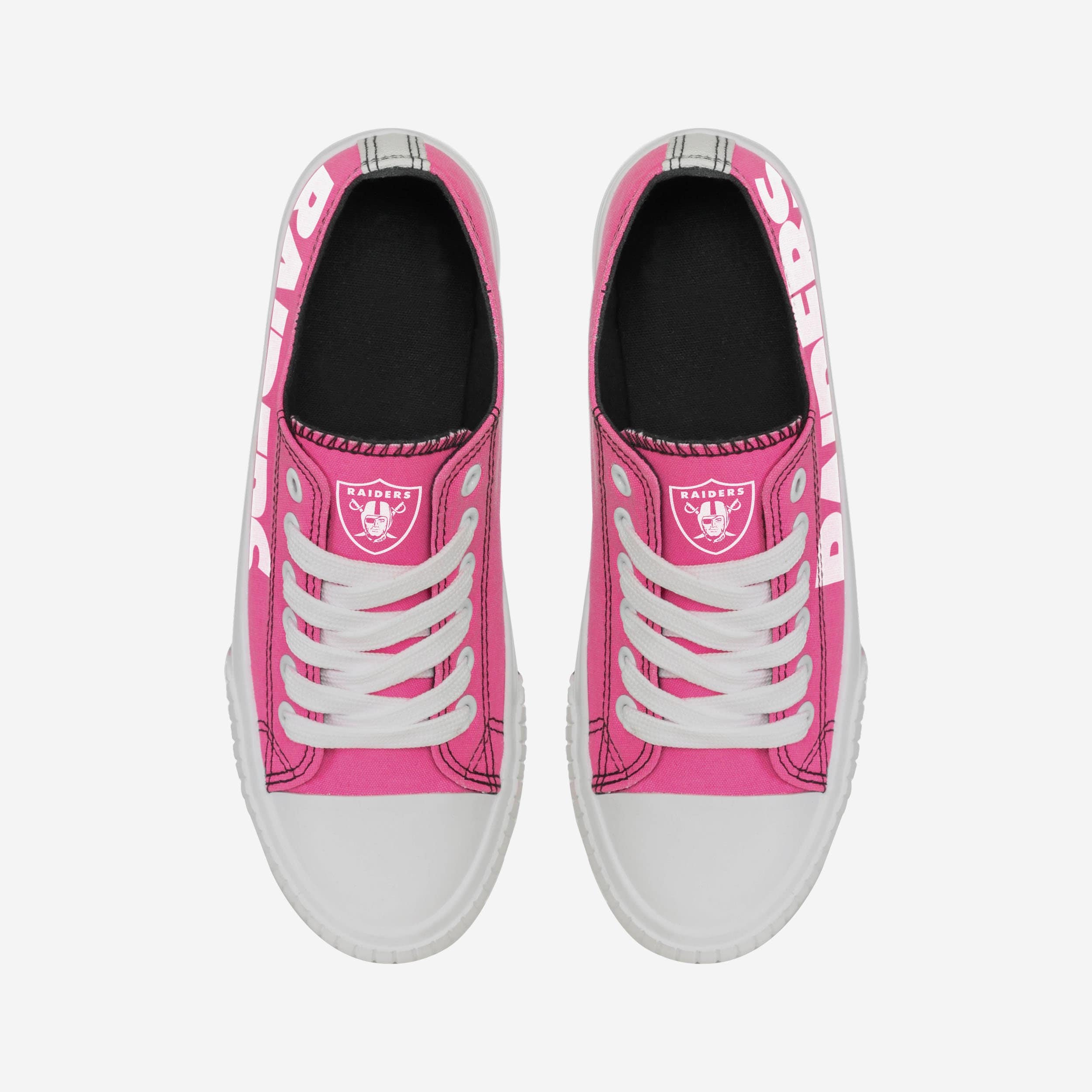 Las Vegas Raiders Women's Stylish Low-Top Canvas Shoes
