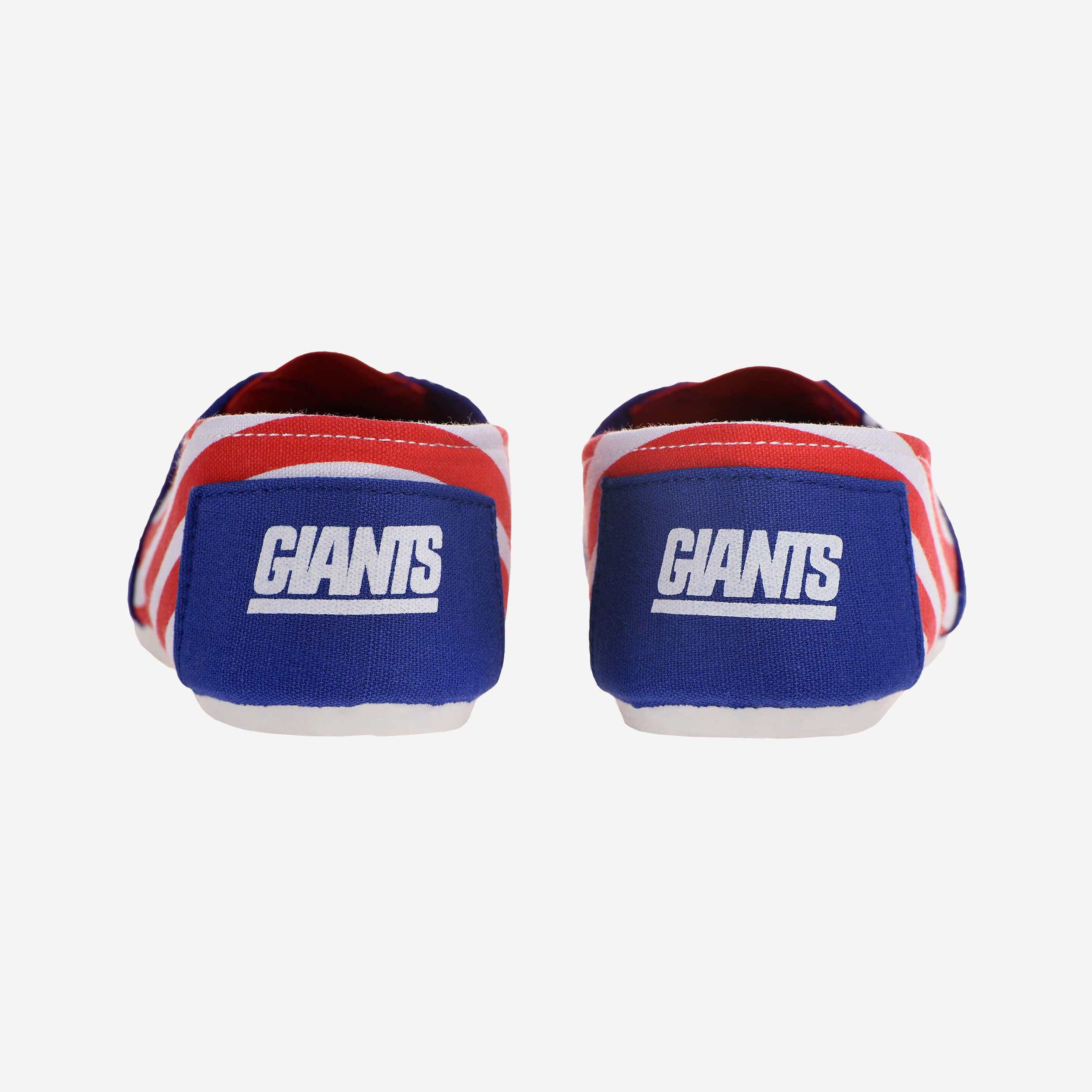 Stylish New York Giants Women's Stripe Canvas Shoes