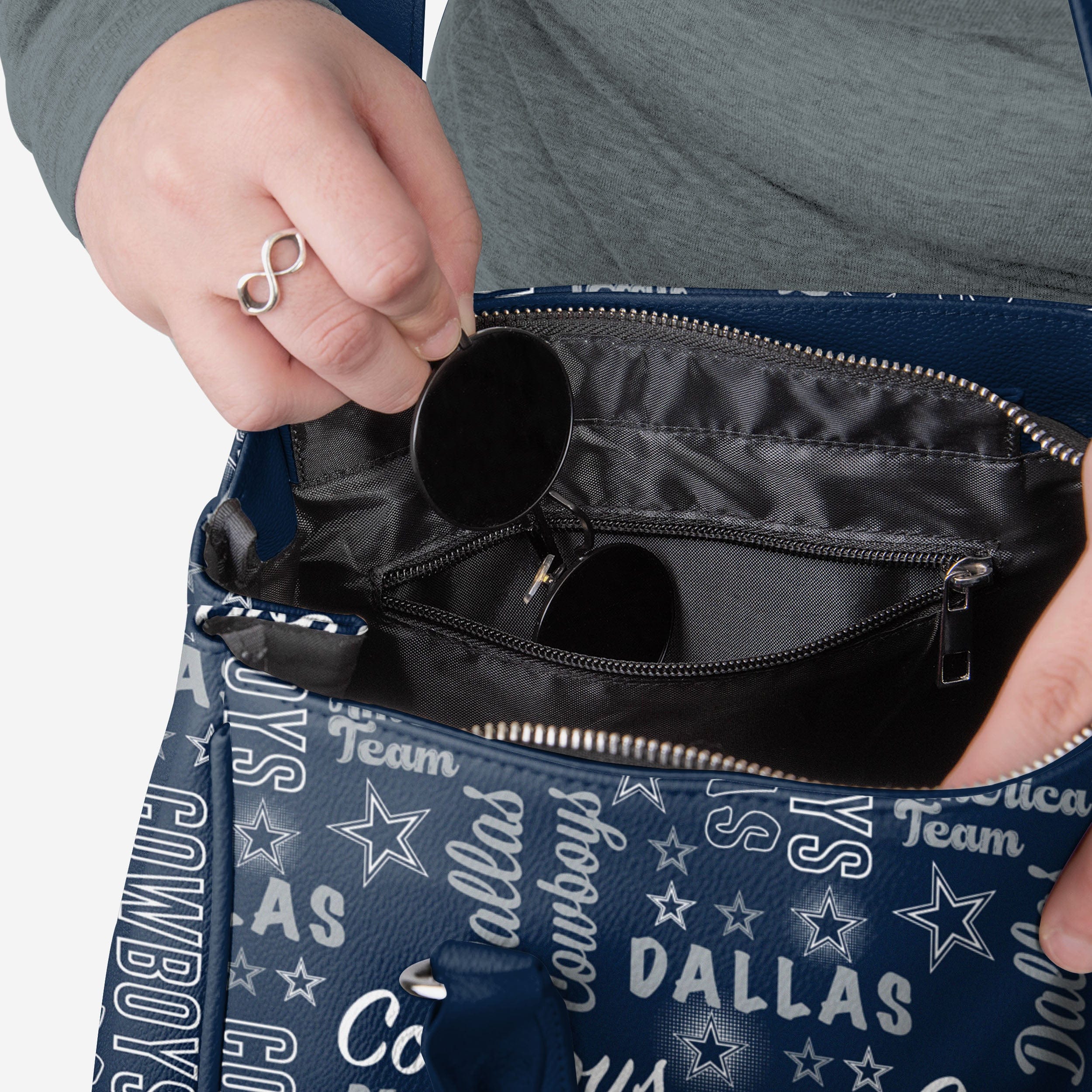 Dallas Cowboys Spirited Style Printed Collection Purse - Show Your Team Pride!