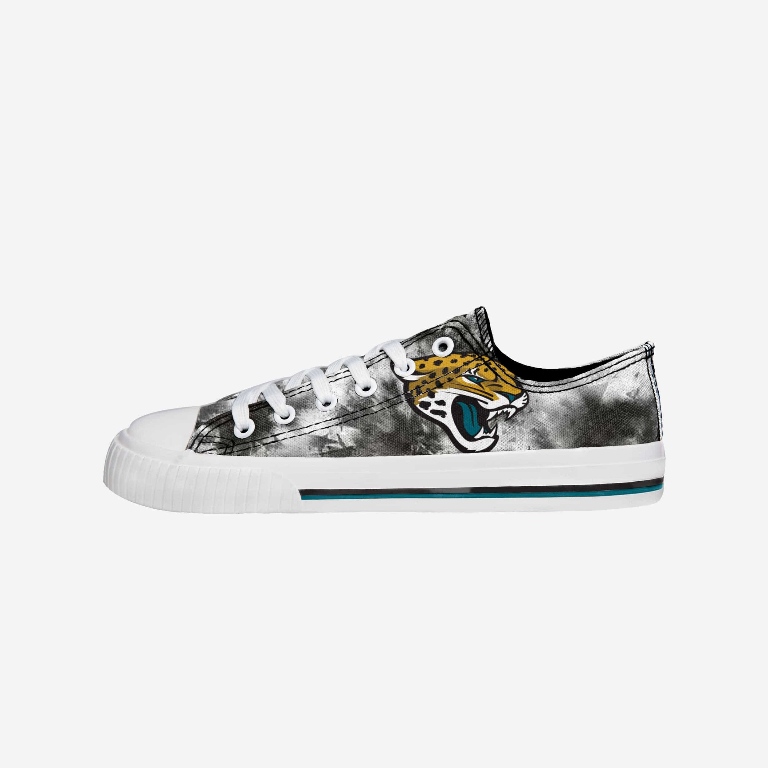 Jacksonville Jaguars Women's Stylish Low-Top Tie-Dye Canvas Shoes