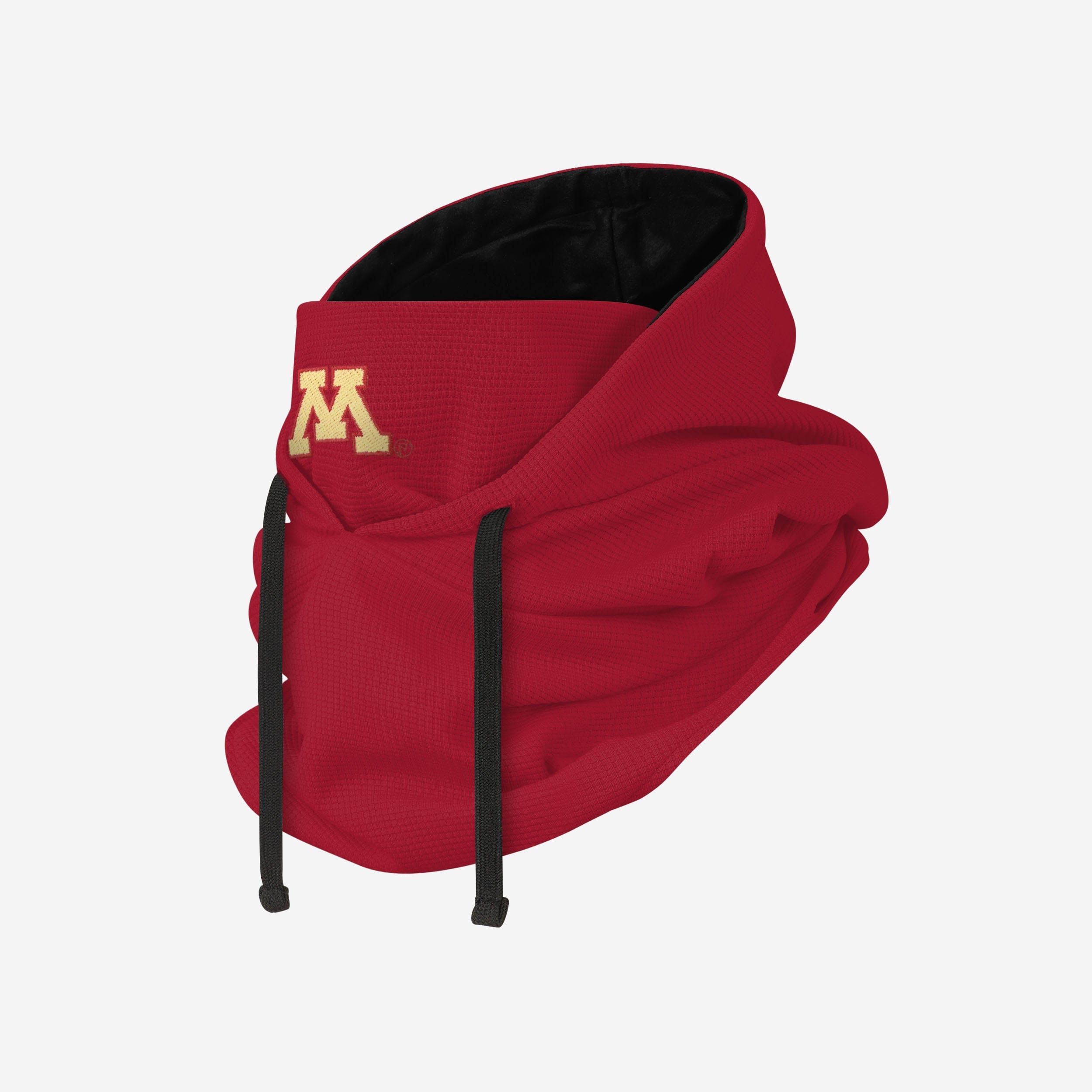 Minnesota Golden Gophers Waffle Drawstring Hooded Gaiter - Your Winter Essential