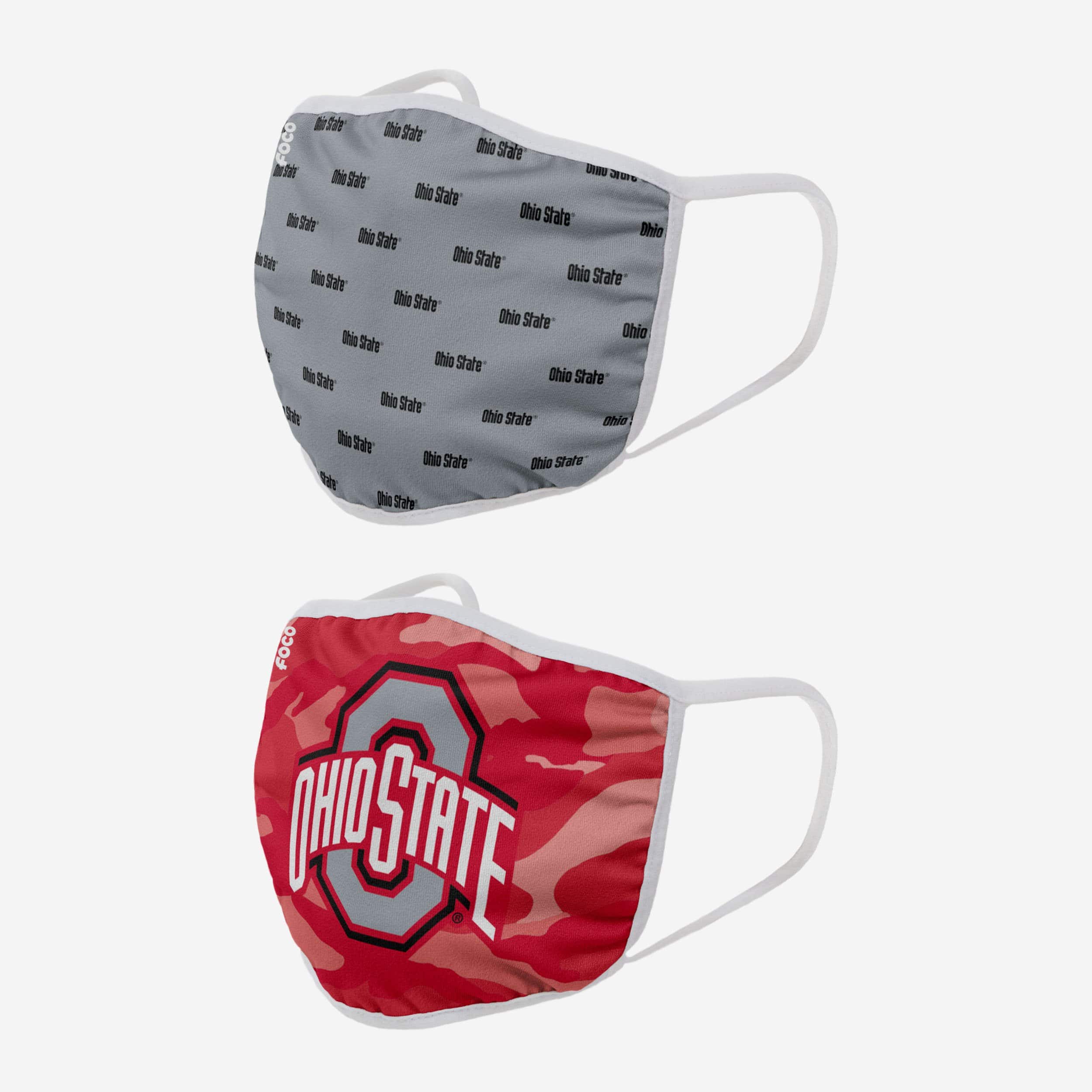 Ohio State Buckeyes 2-Pack Clutch Face Covers - Show Your Team Spirit!