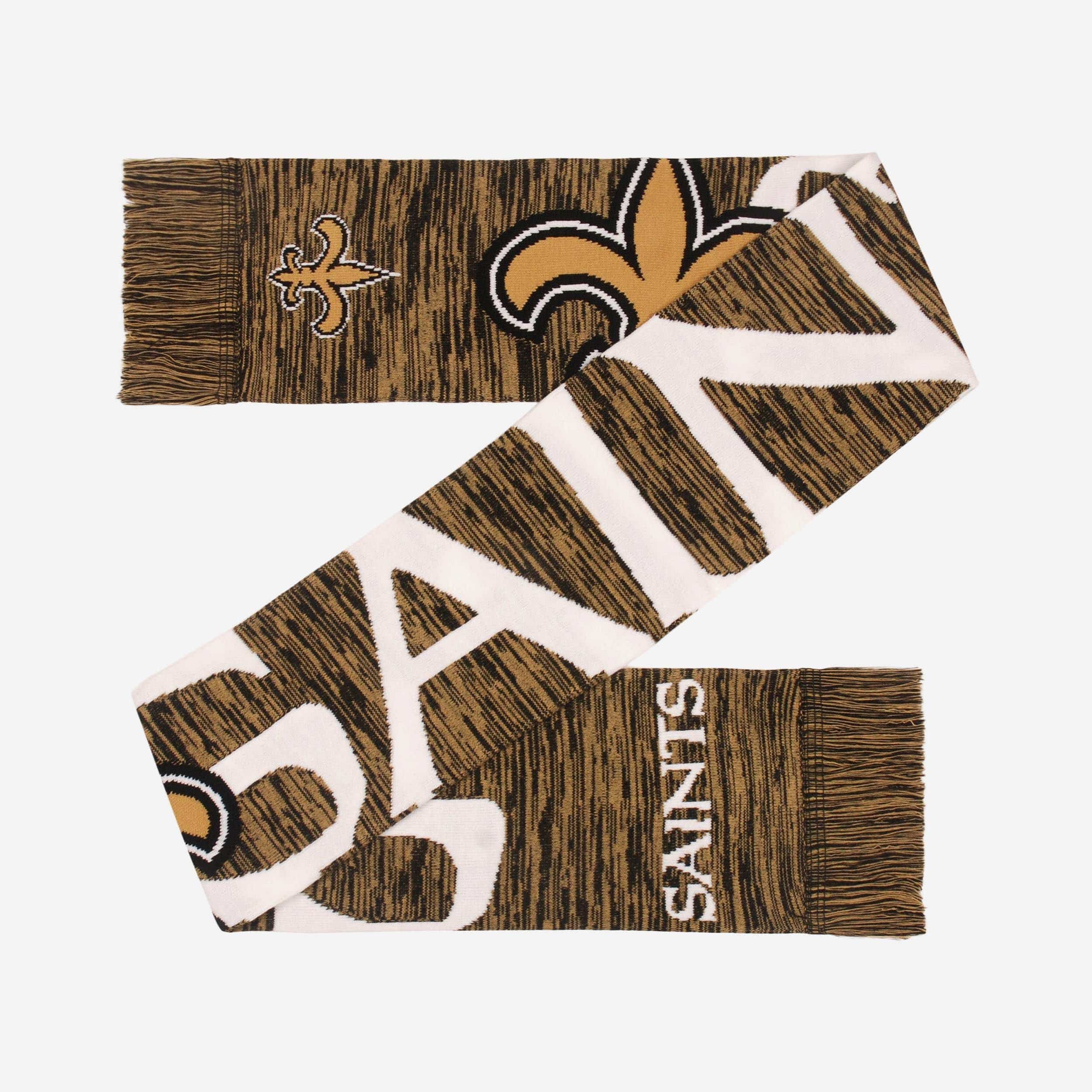 New Orleans Saints Stunning Wordmark Big Logo Colorblend Scarf