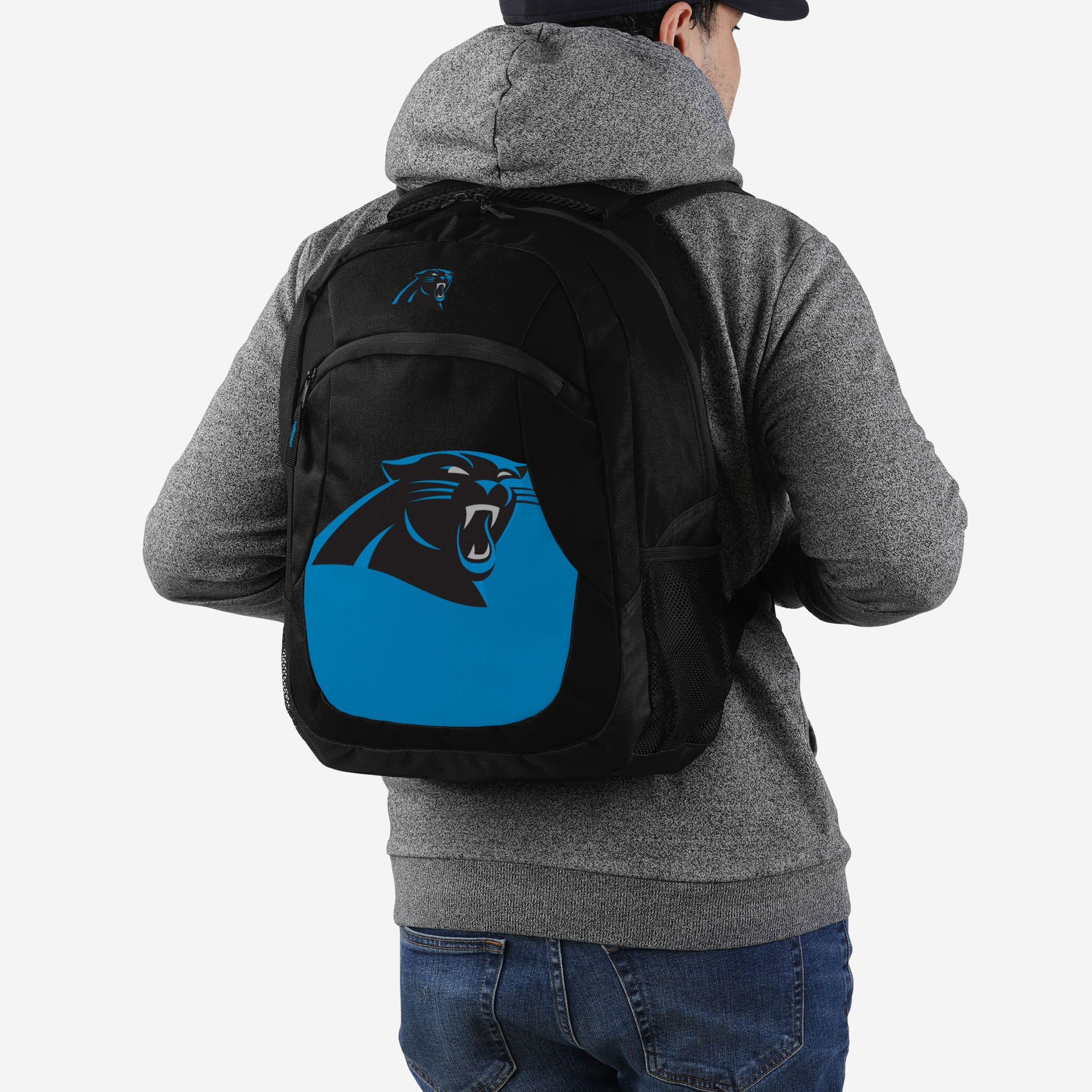 Carolina Panthers Action-Packed Colorblock Backpack