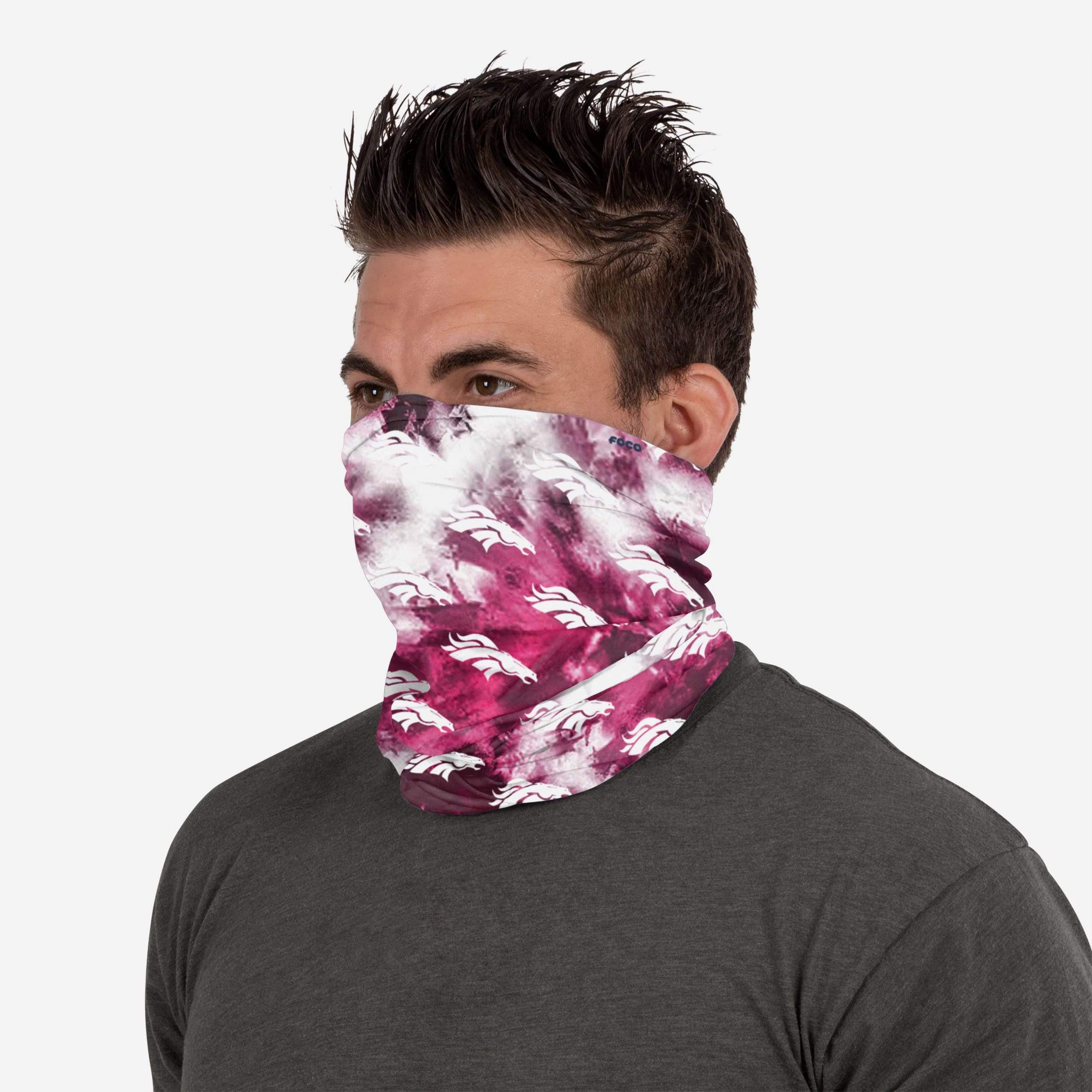 Denver Broncos Pink Tie - Dye Gaiter Scarf: A Fashionable Team Essential