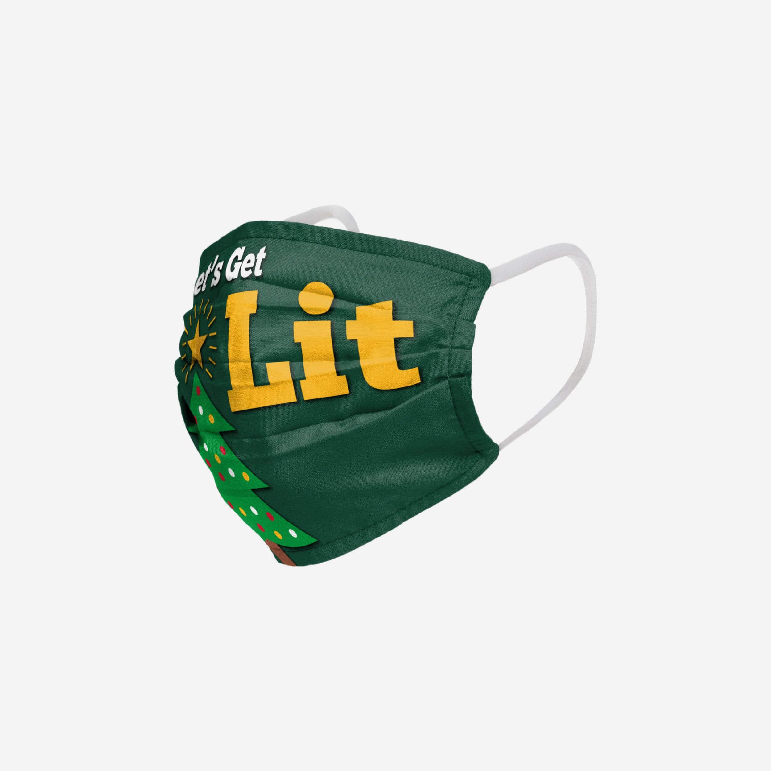 Let's Ignite the Fun! Christmas Tree Pleated Face Cover